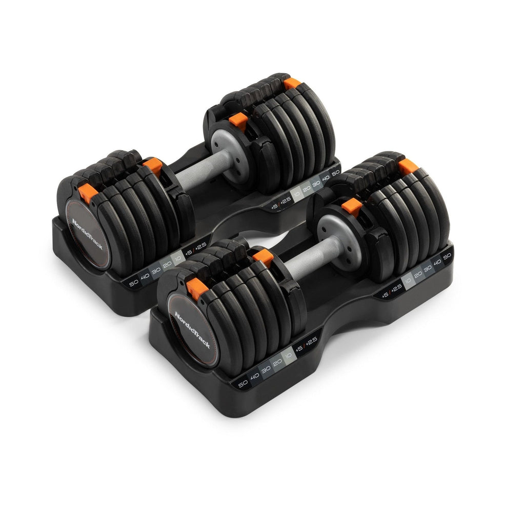 Ensemble d'haltères NordicTrack 55 lb Select-a-Weight