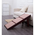 Escalier pliable portable 2 en 1 PAWLAND pour chiens, chats, lits hauts, marchepieds pour chiens, marchepied facile à monter pour animaux de compagnie