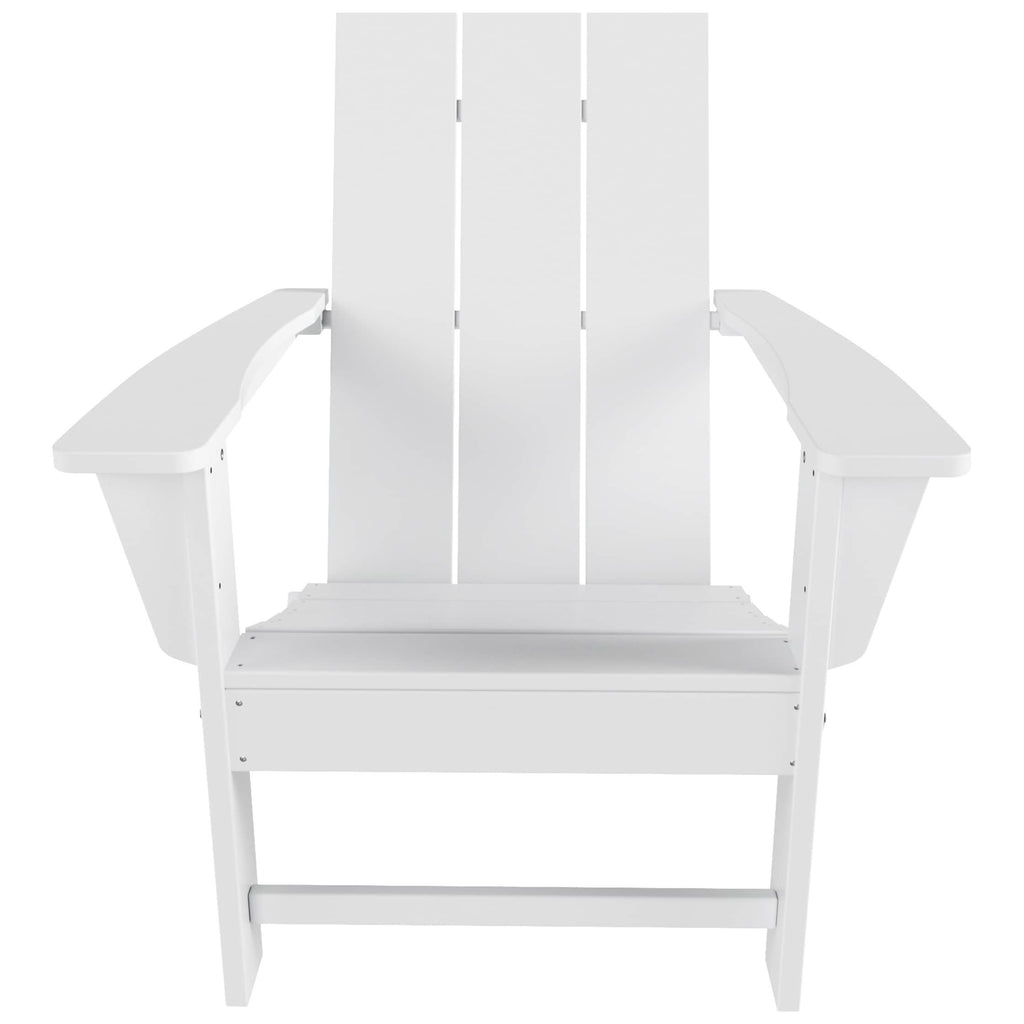 Chaise Adirondack pliante Polytrends Shoreside moderne et écologique, idéale pour les commerces et les résidences, toutes saisons