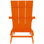 Chaise Adirondack pliante Polytrends Shoreside moderne et écologique, idéale pour les commerces et les résidences, toutes saisons