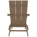 Chaise Adirondack pliante Polytrends Shoreside moderne et écologique, idéale pour les commerces et les résidences, toutes saisons