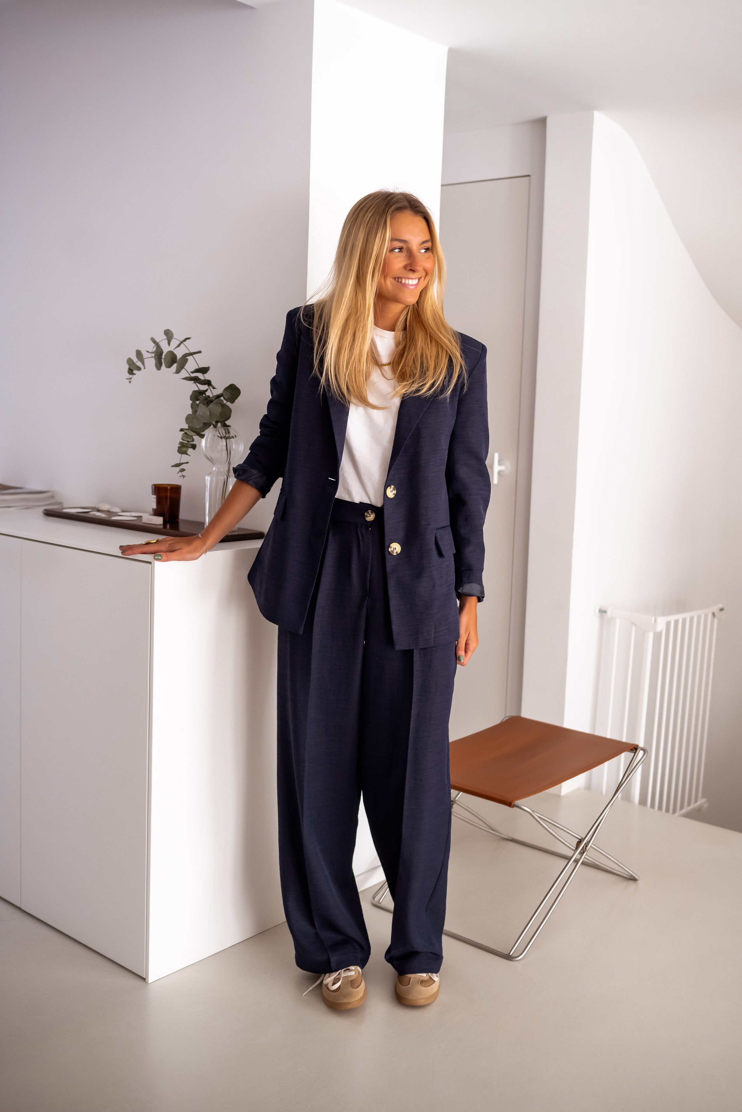 Pantalon Thaly bleu