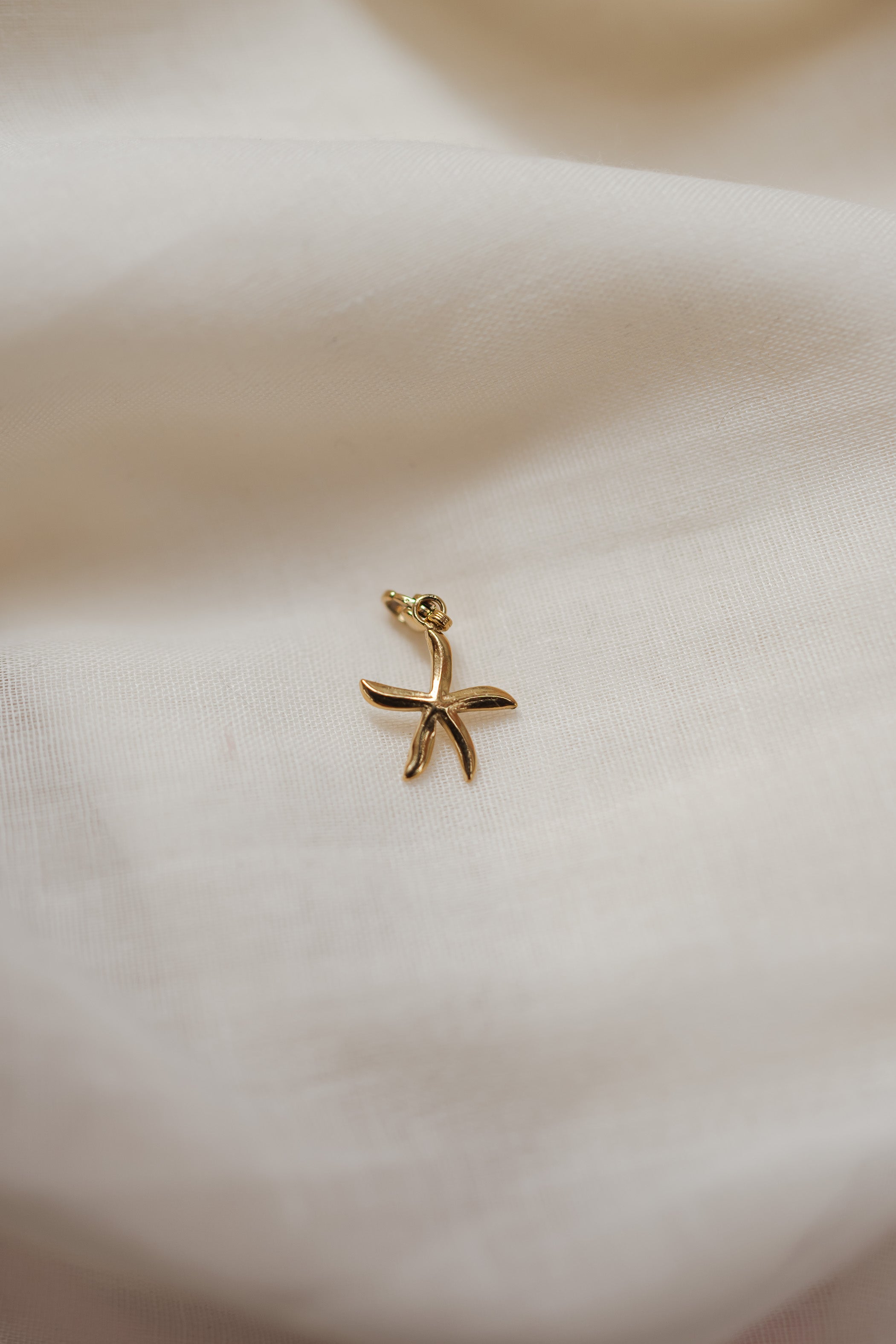 Pendentif étoile de mer dorée