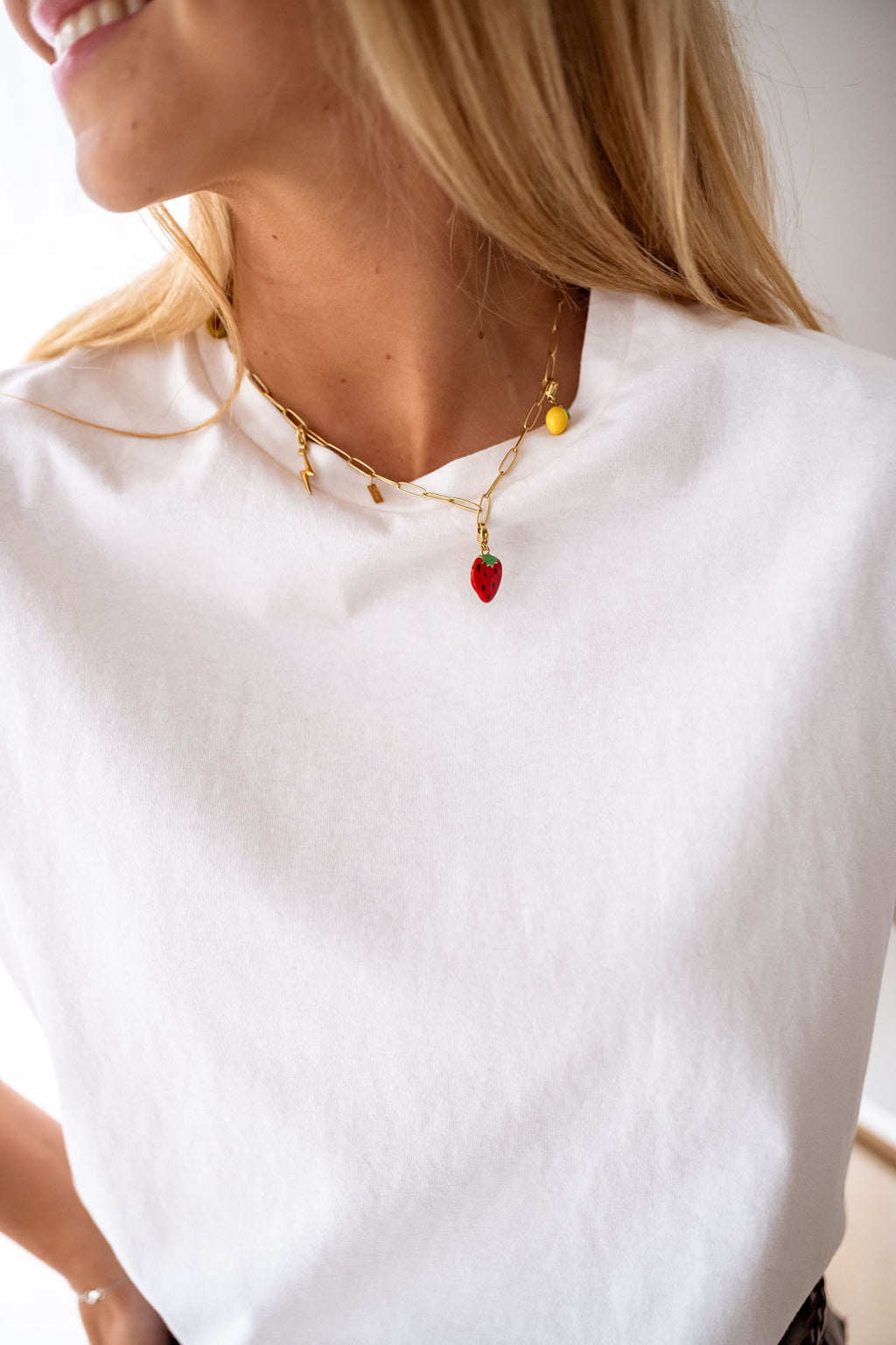 Pendentif Éclair Doré