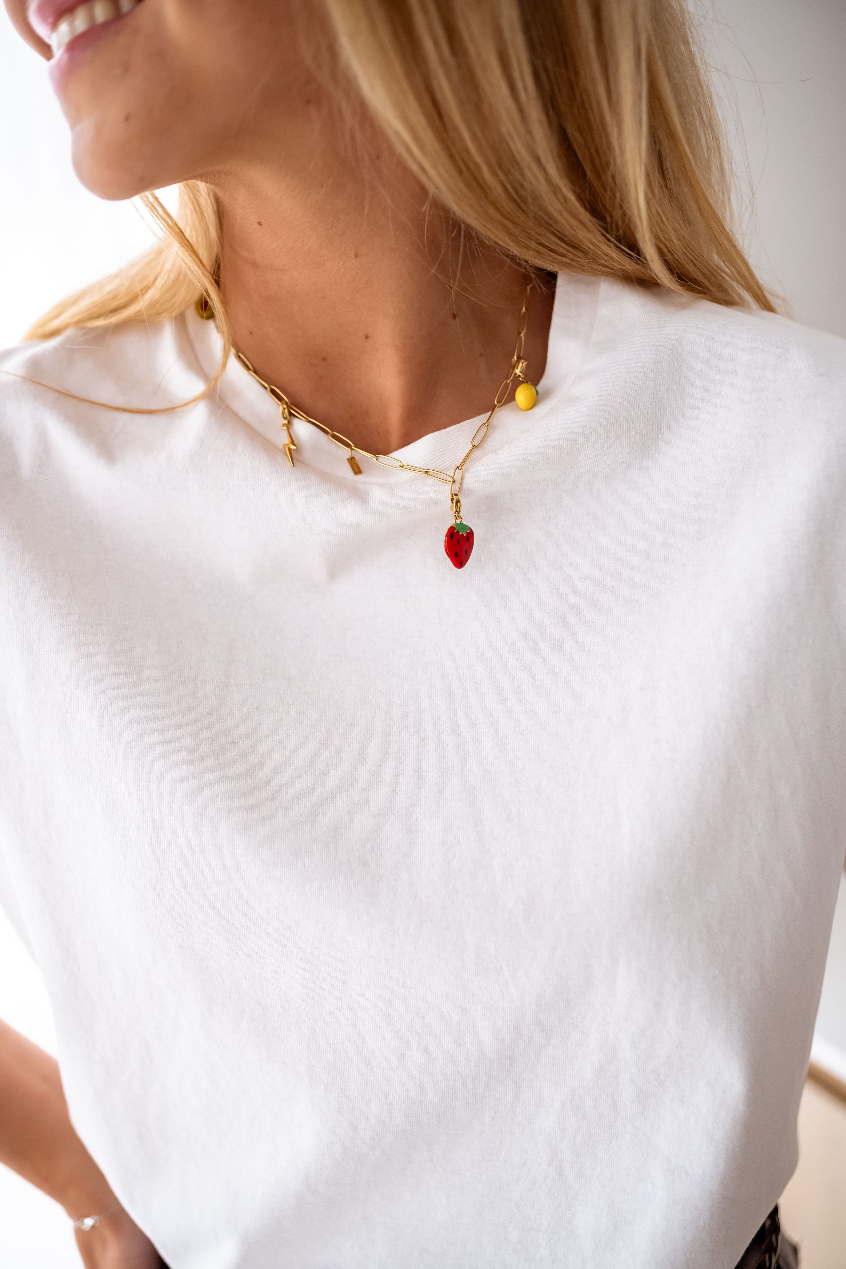 Pendentif Éclair Doré