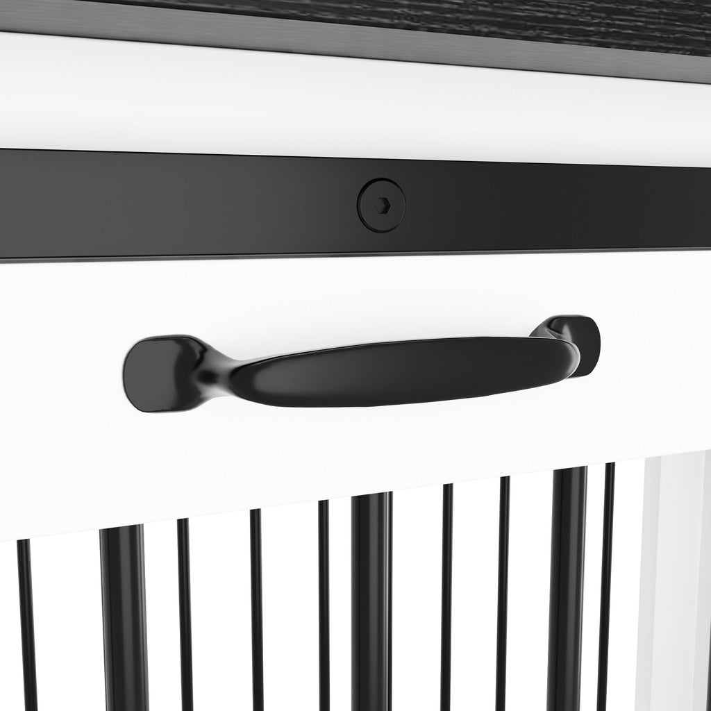 Cage pour chien élégante et robuste avec renfort en tube de fer