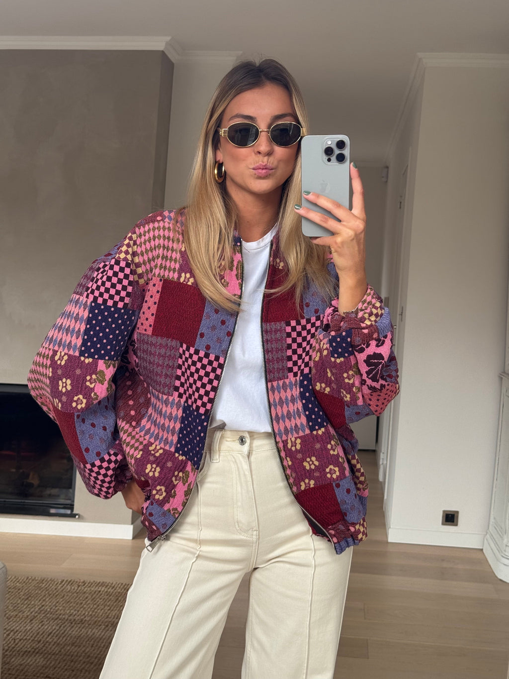 Veste Kislon à motifs