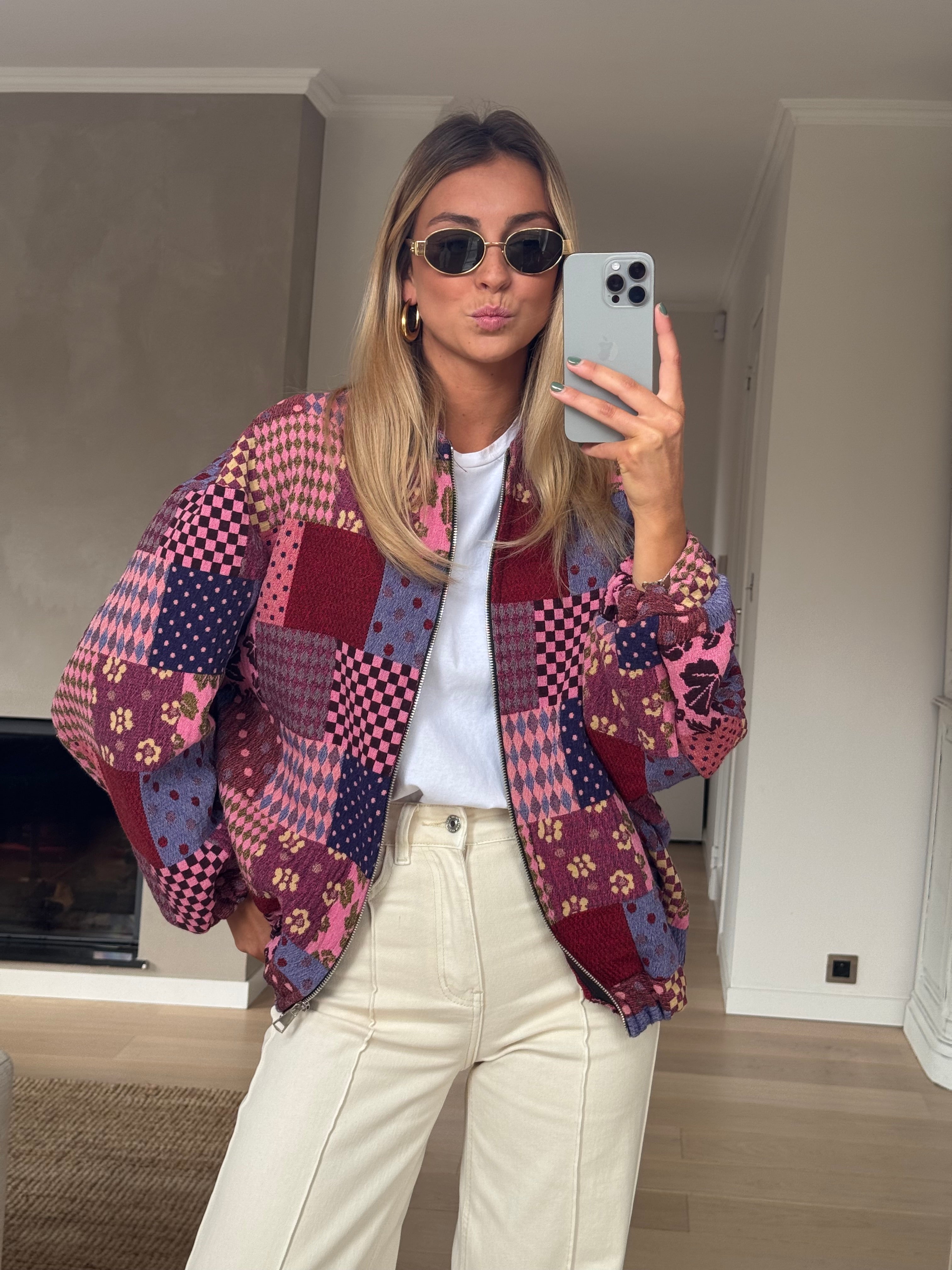 Veste Kislon à motifs