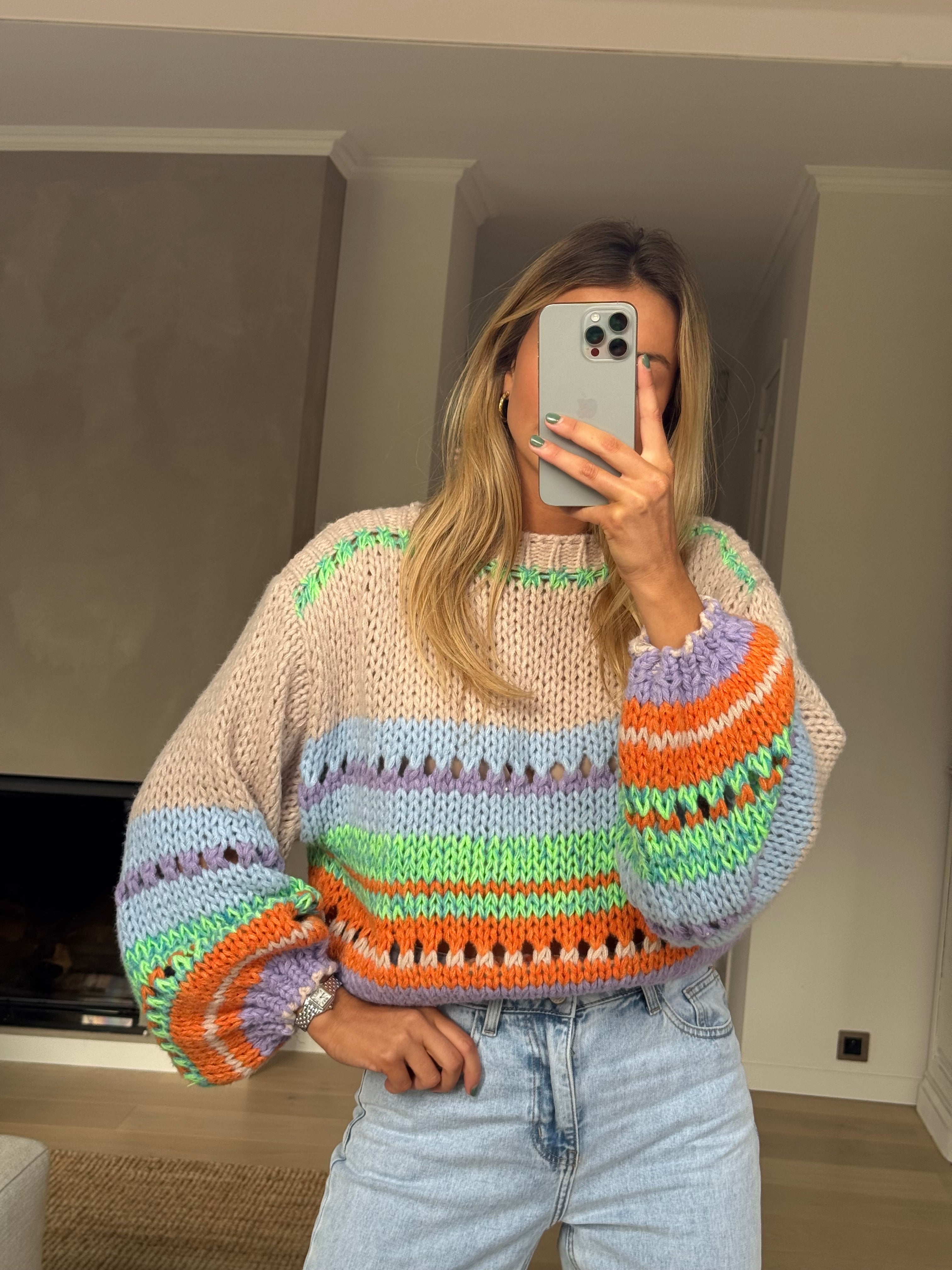 Pull Ringo beige