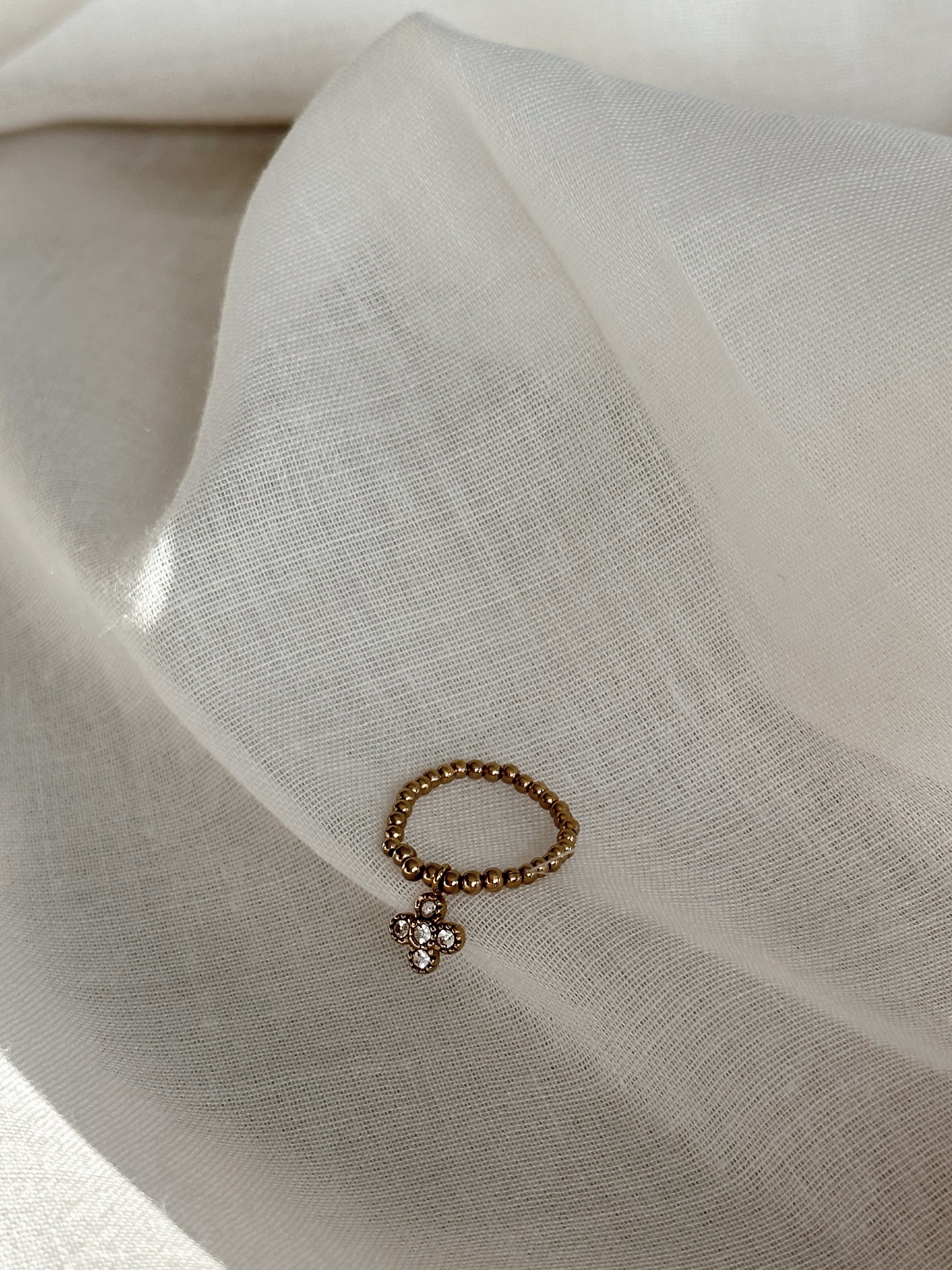 Bague Croix Dorée
