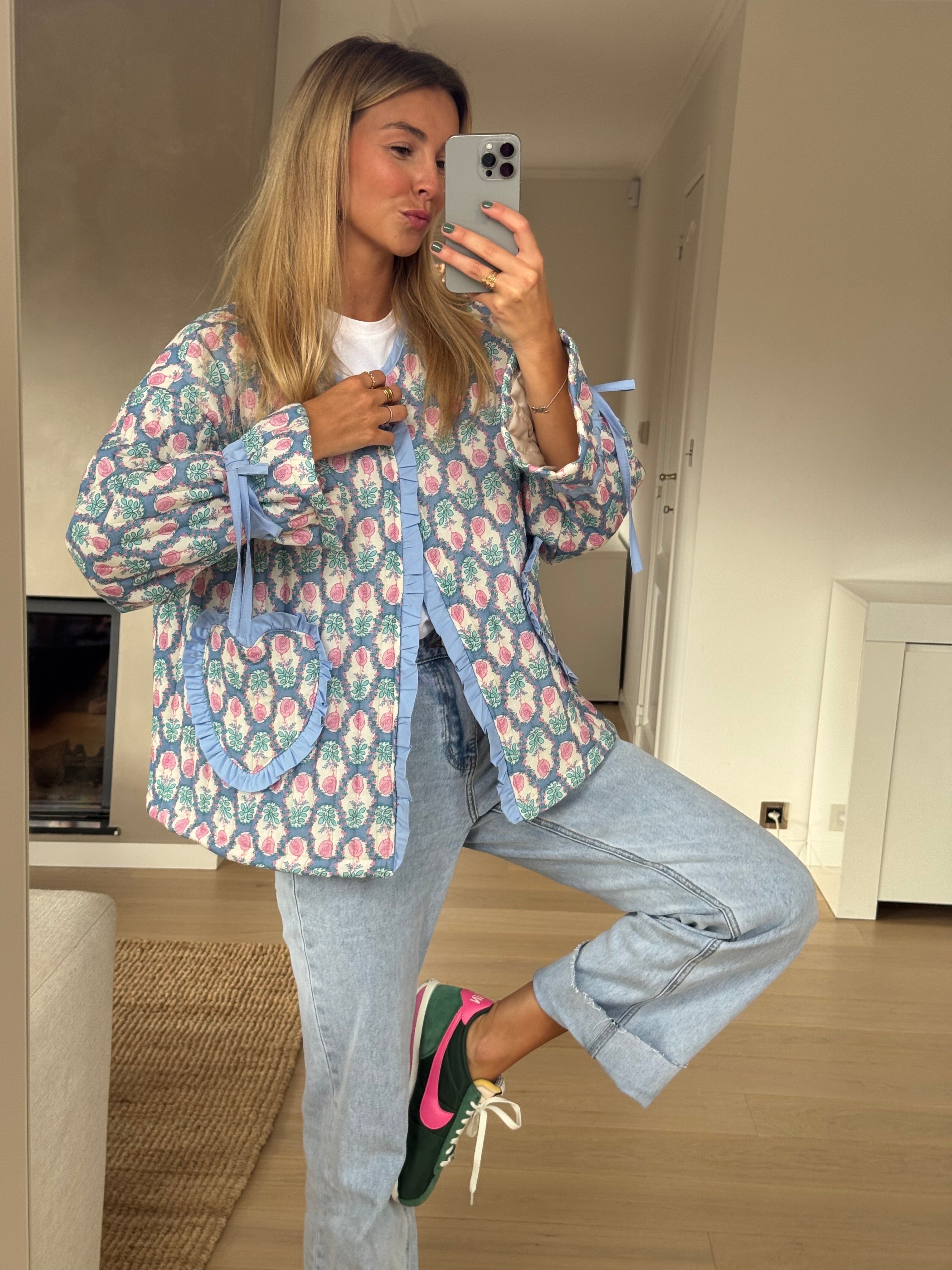 Veste Layna à fleurs