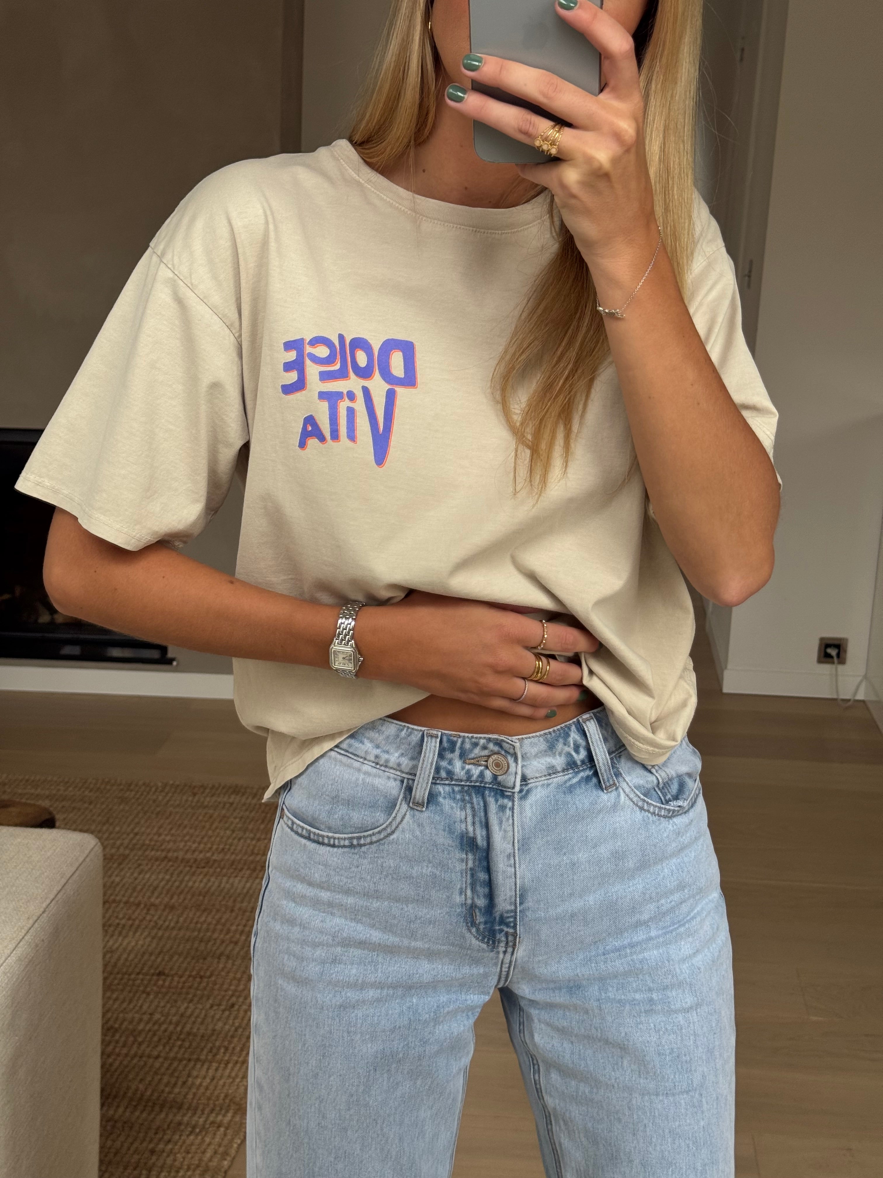 T-shirt Dolce beige