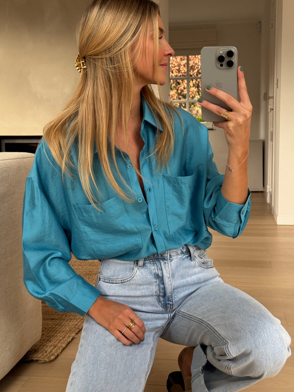 Chemise Taiba bleue