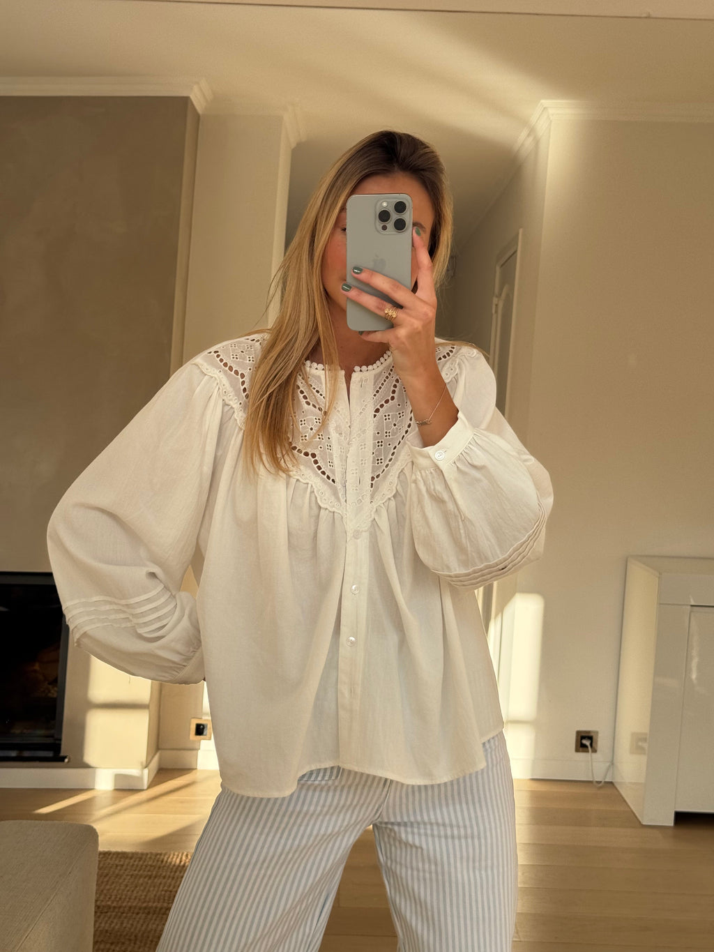 Chemisier Fedo blanc