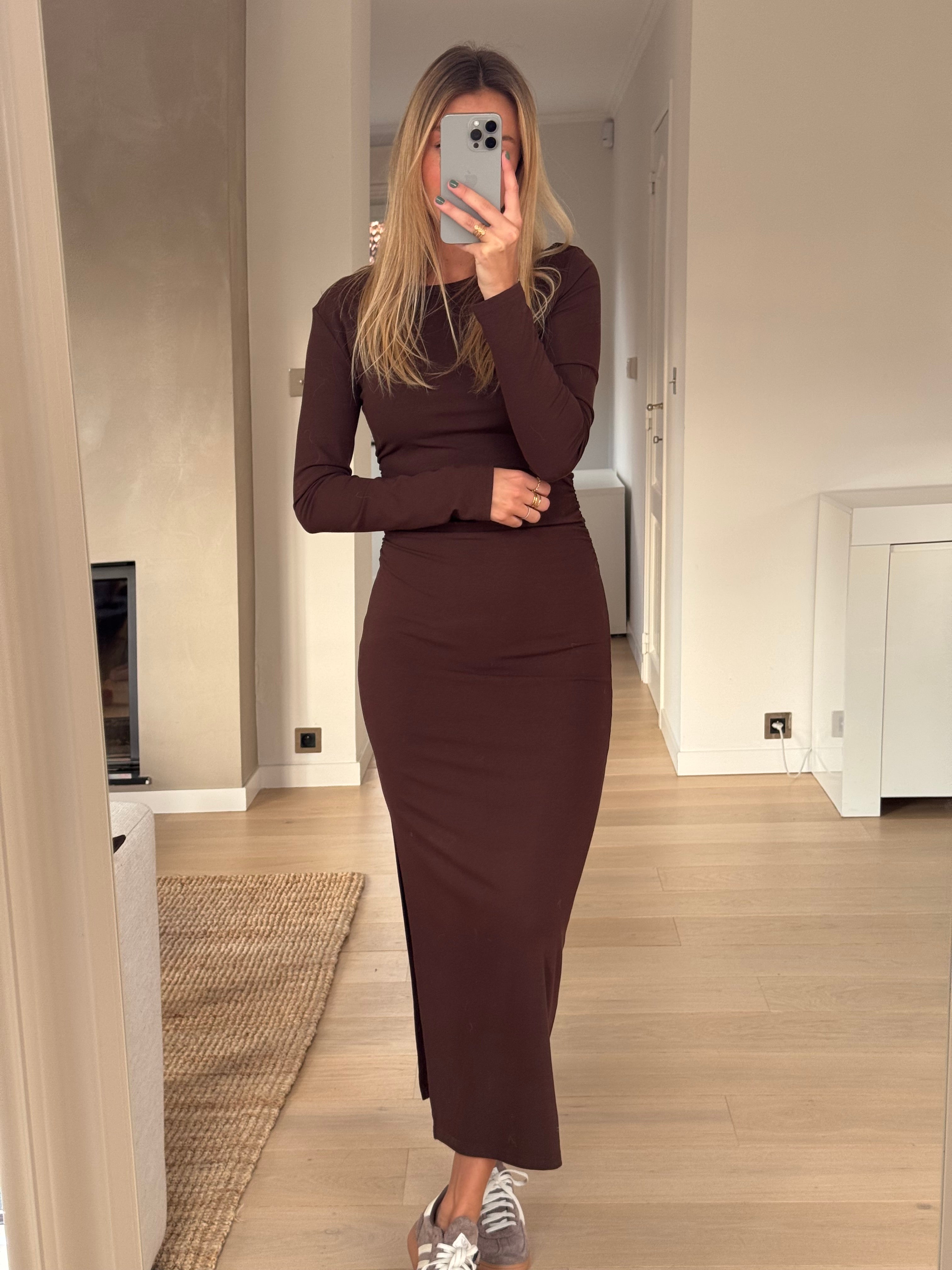 Robe Presly marron