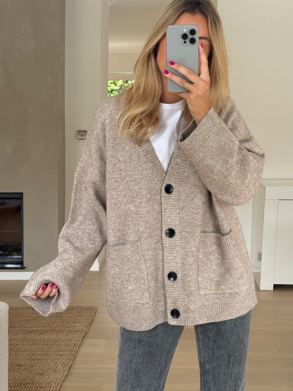 Cardigan beige Marta