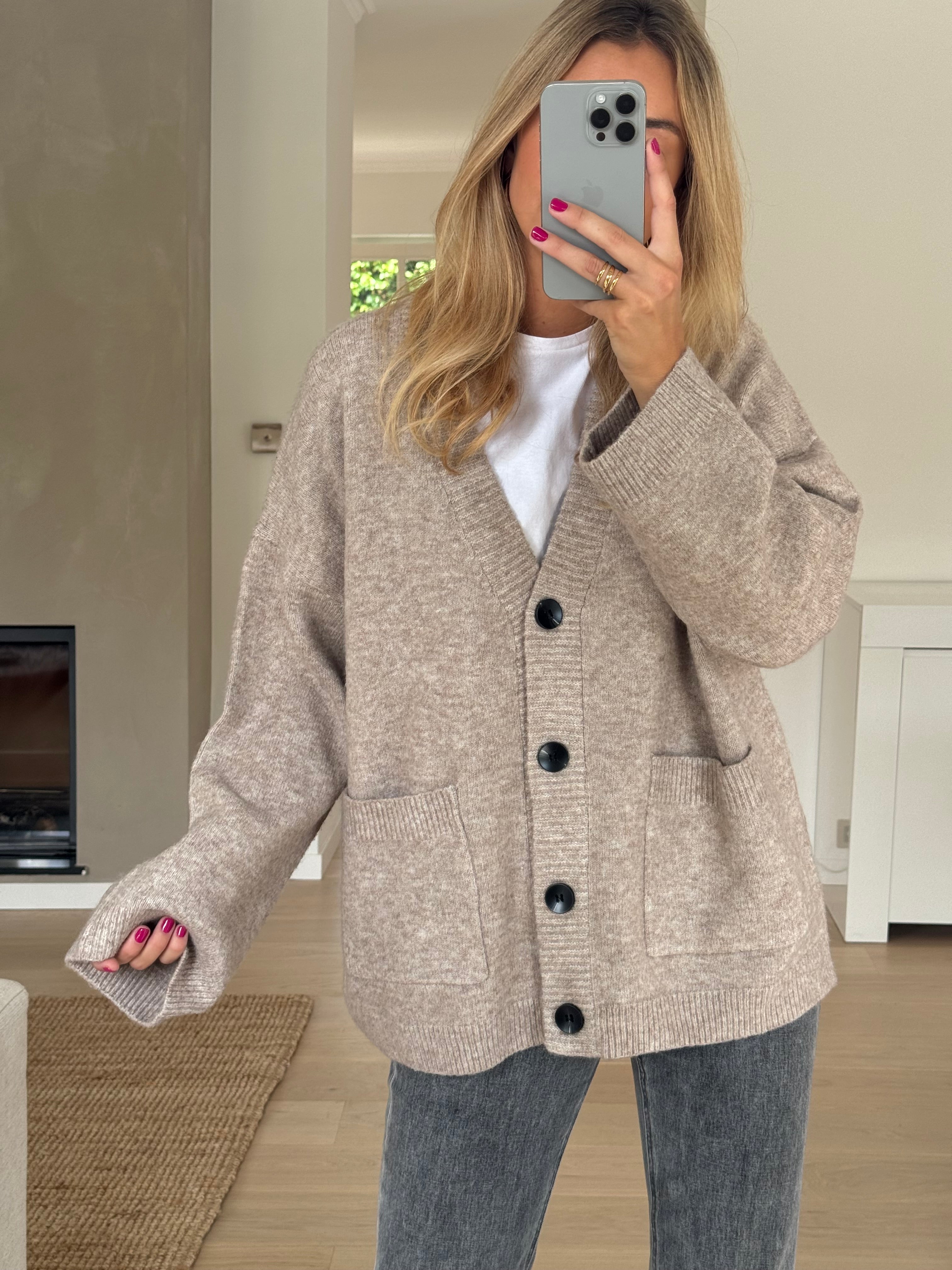 Cardigan beige Marta