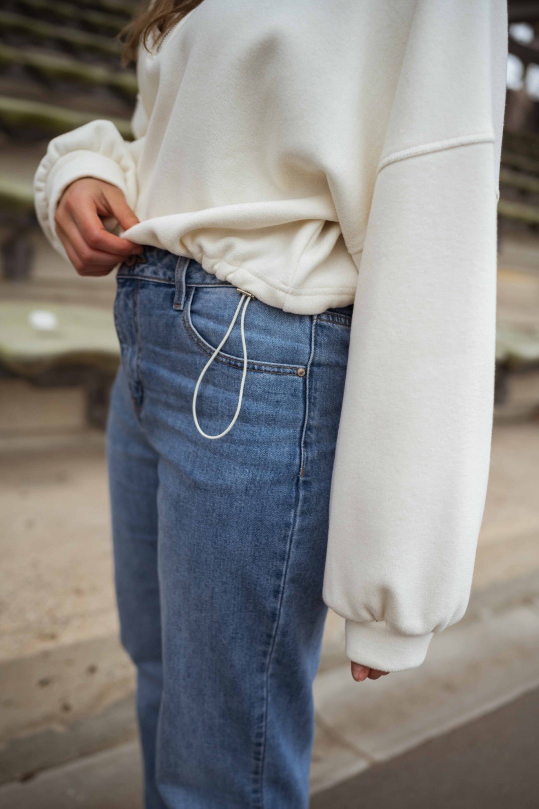 Pull Justu écru