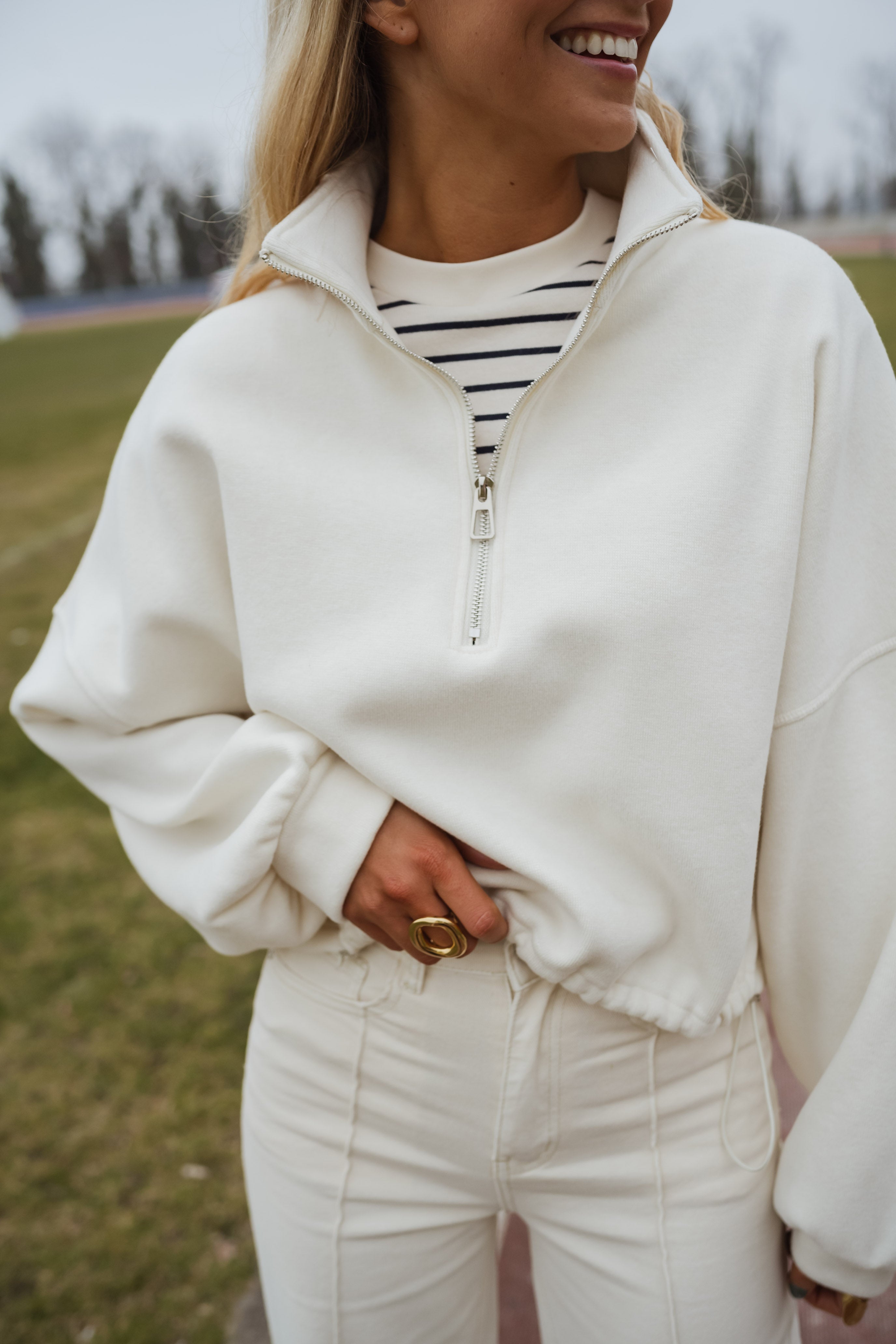 Pull Justu écru