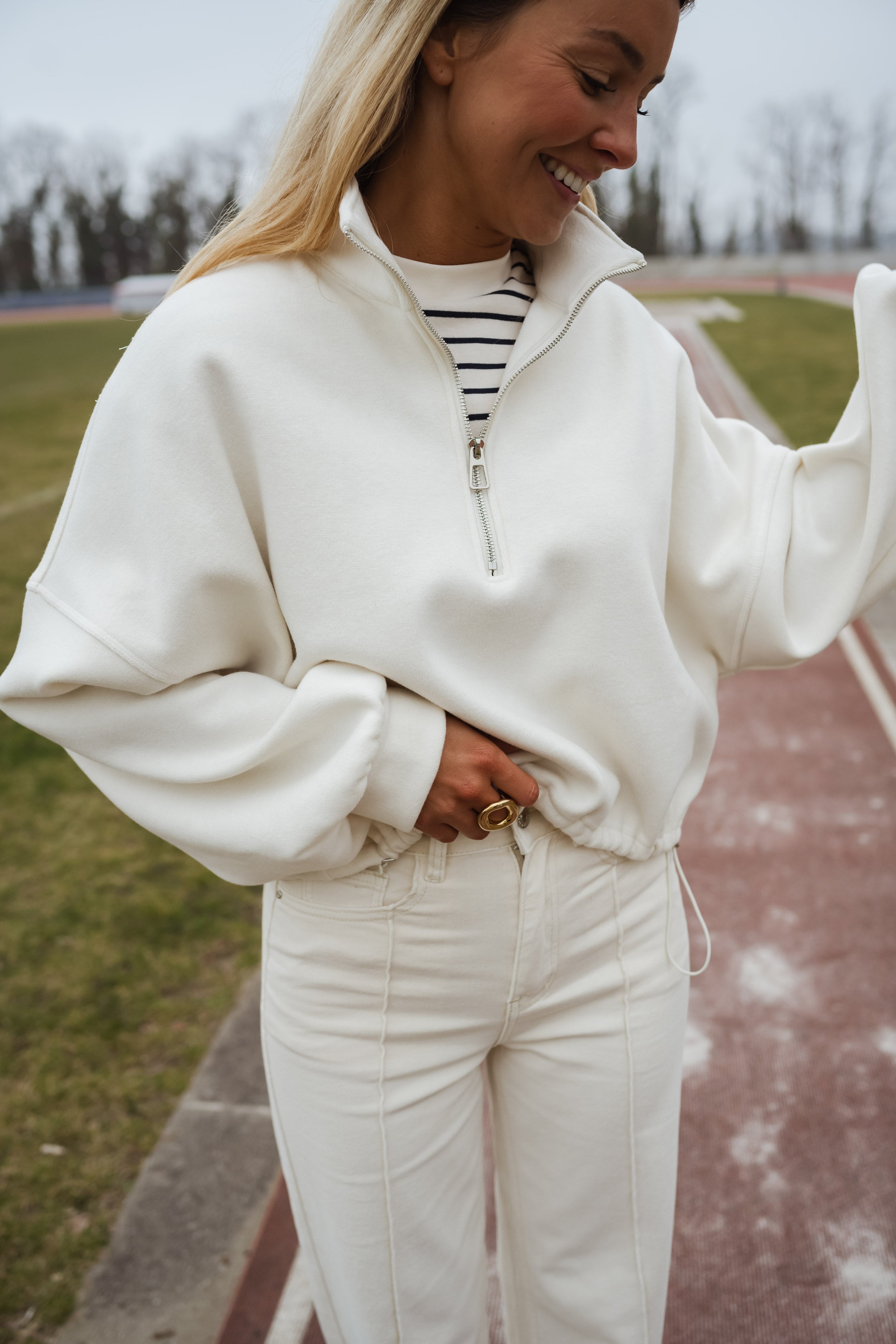 Pull Justu écru