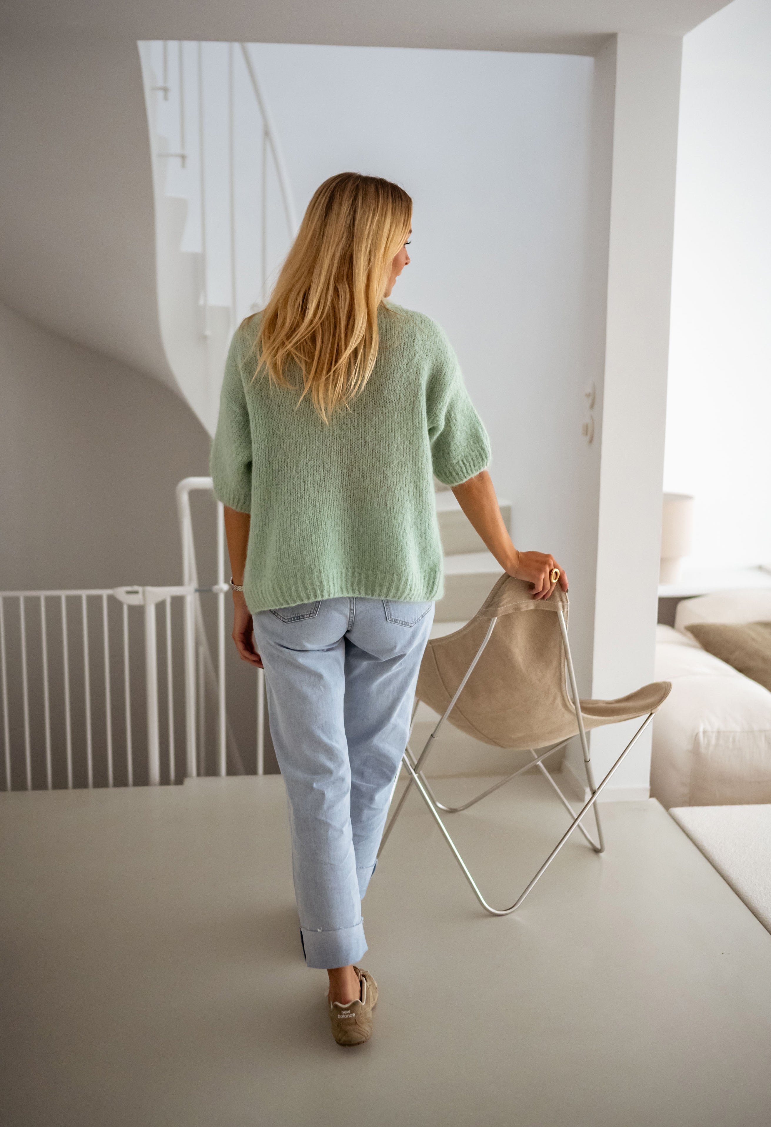 Pull Leyi vert aqua