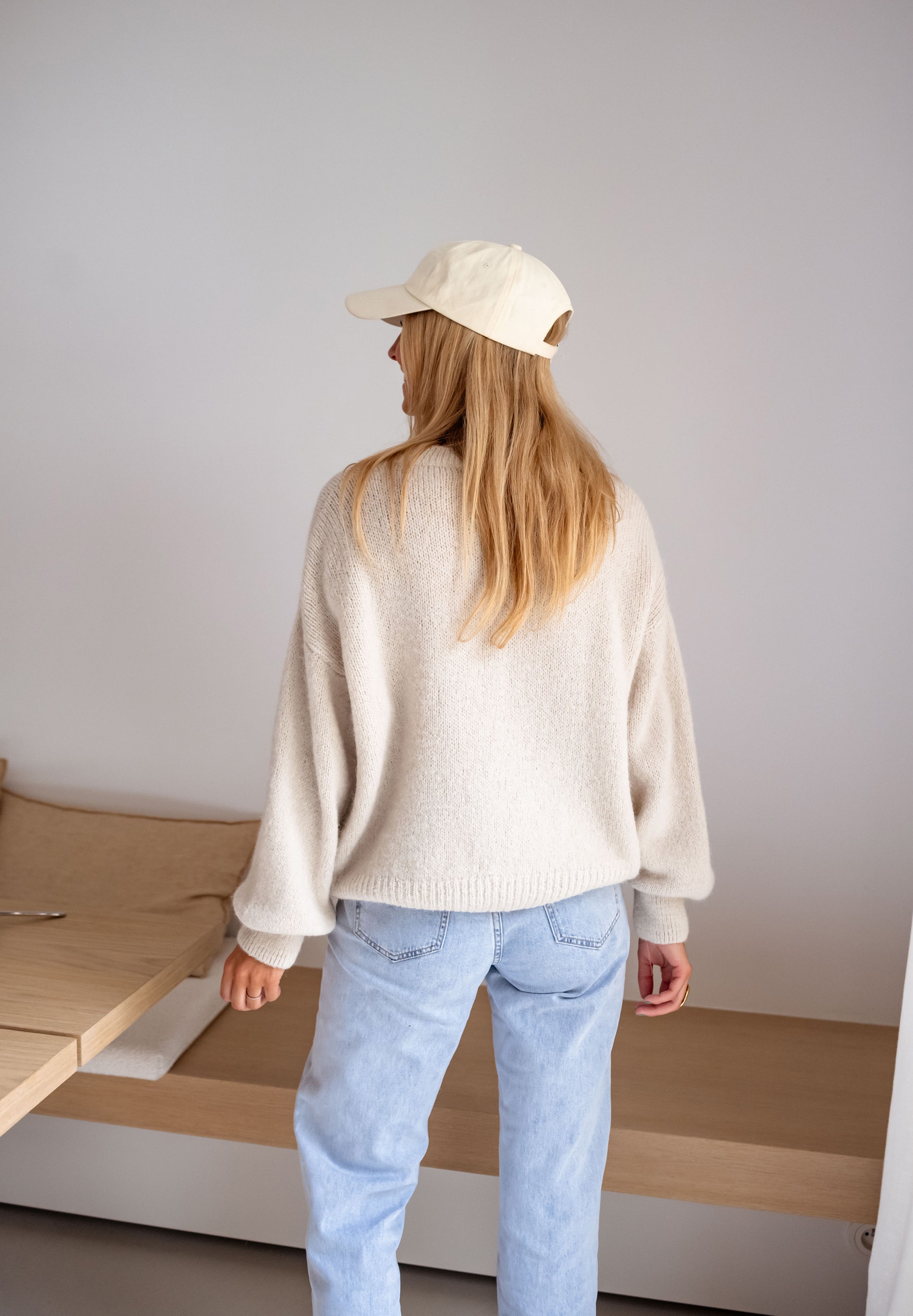 Pull beige Life