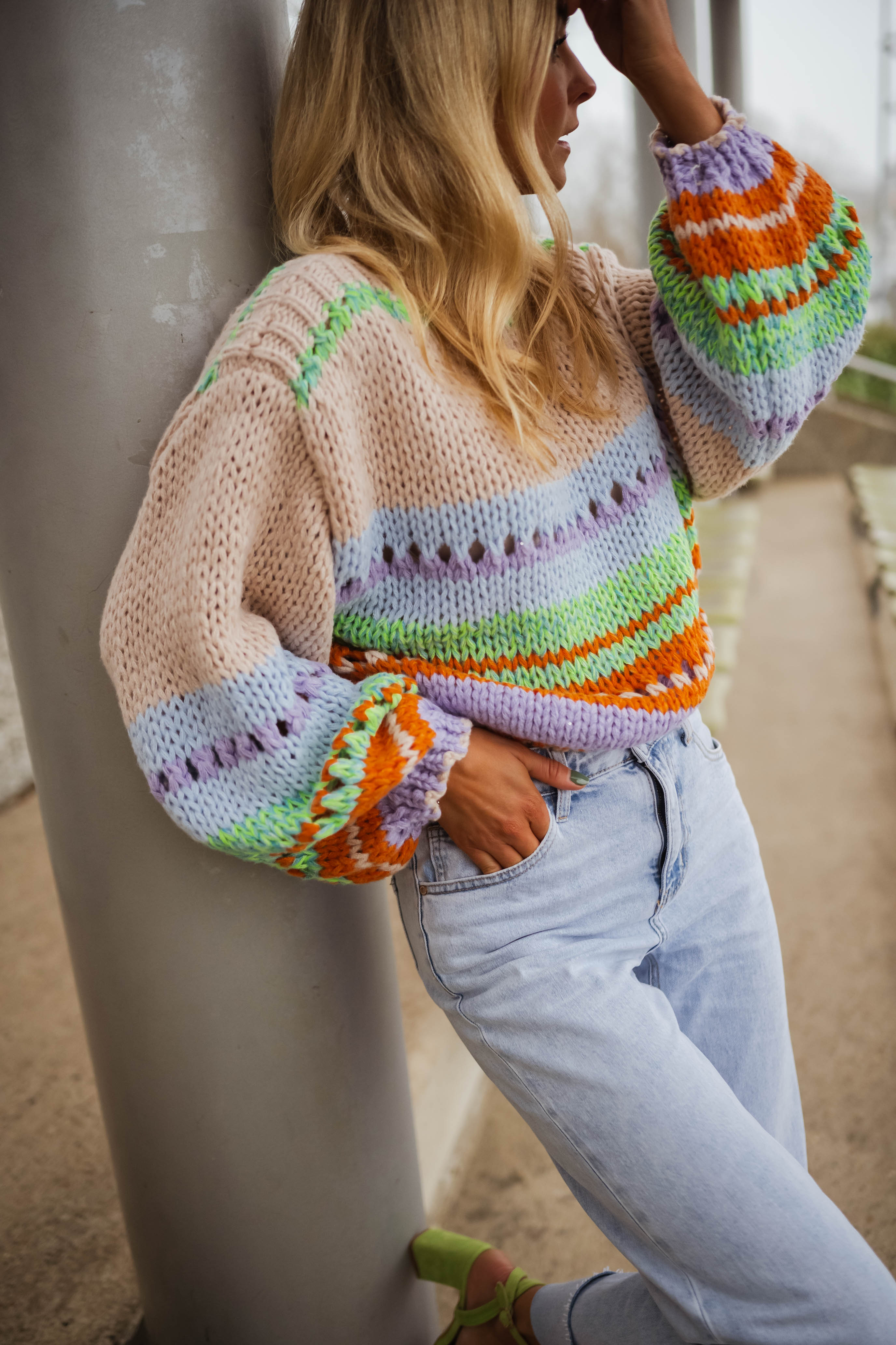 Pull Ringo beige