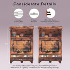 Station d'alimentation pour chiens Roomfitters avec 2 gamelles surélevées et armoire d'alimentation inclinable pour animaux de compagnie