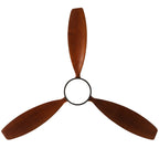 Ventilateur de plafond d'intérieur en bois Sofucor 52 avec télécommande et éclairage intégré en option