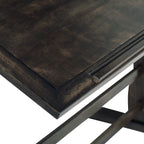 Table à dessin vintage en bois de 36 pouces avec plateau réglable en angle pour le dessin