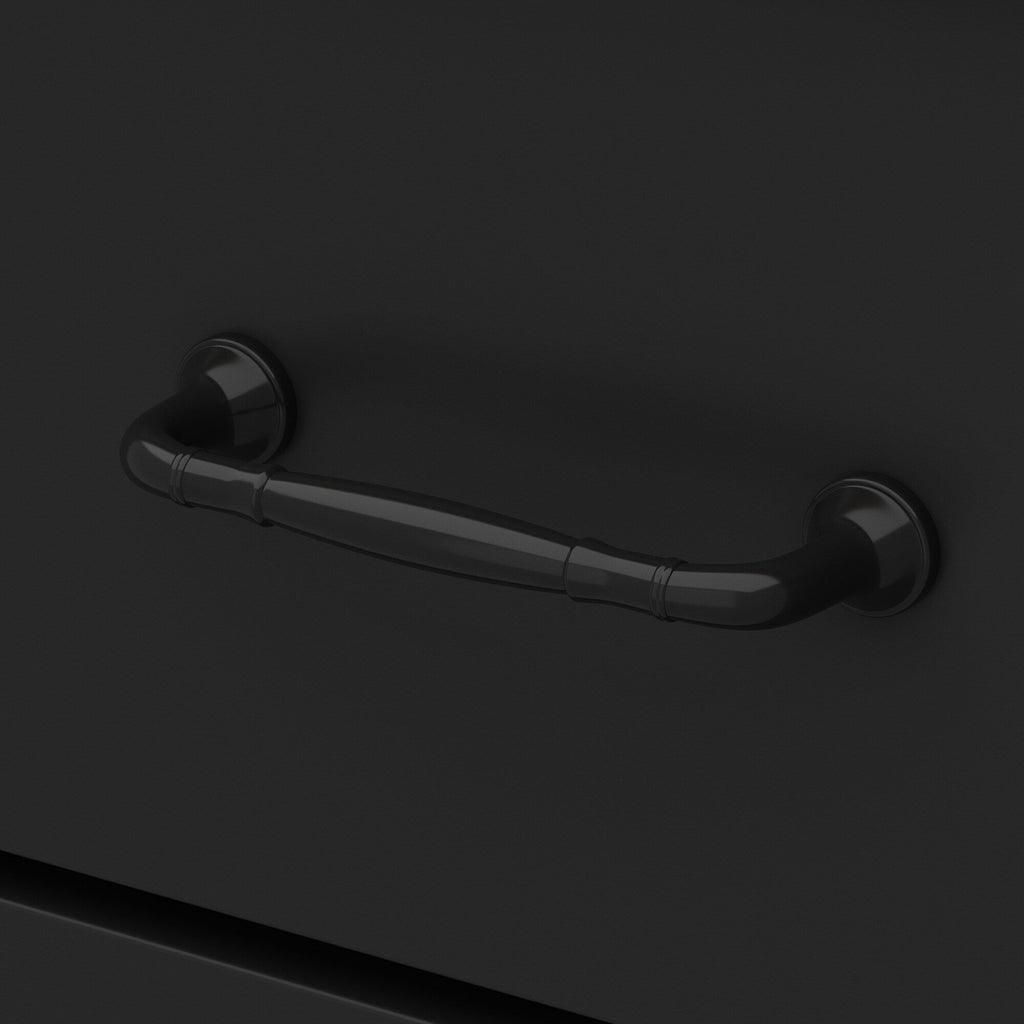 Élégant meuble en bois pour cage à chien avec rangement, 3 tiroirs