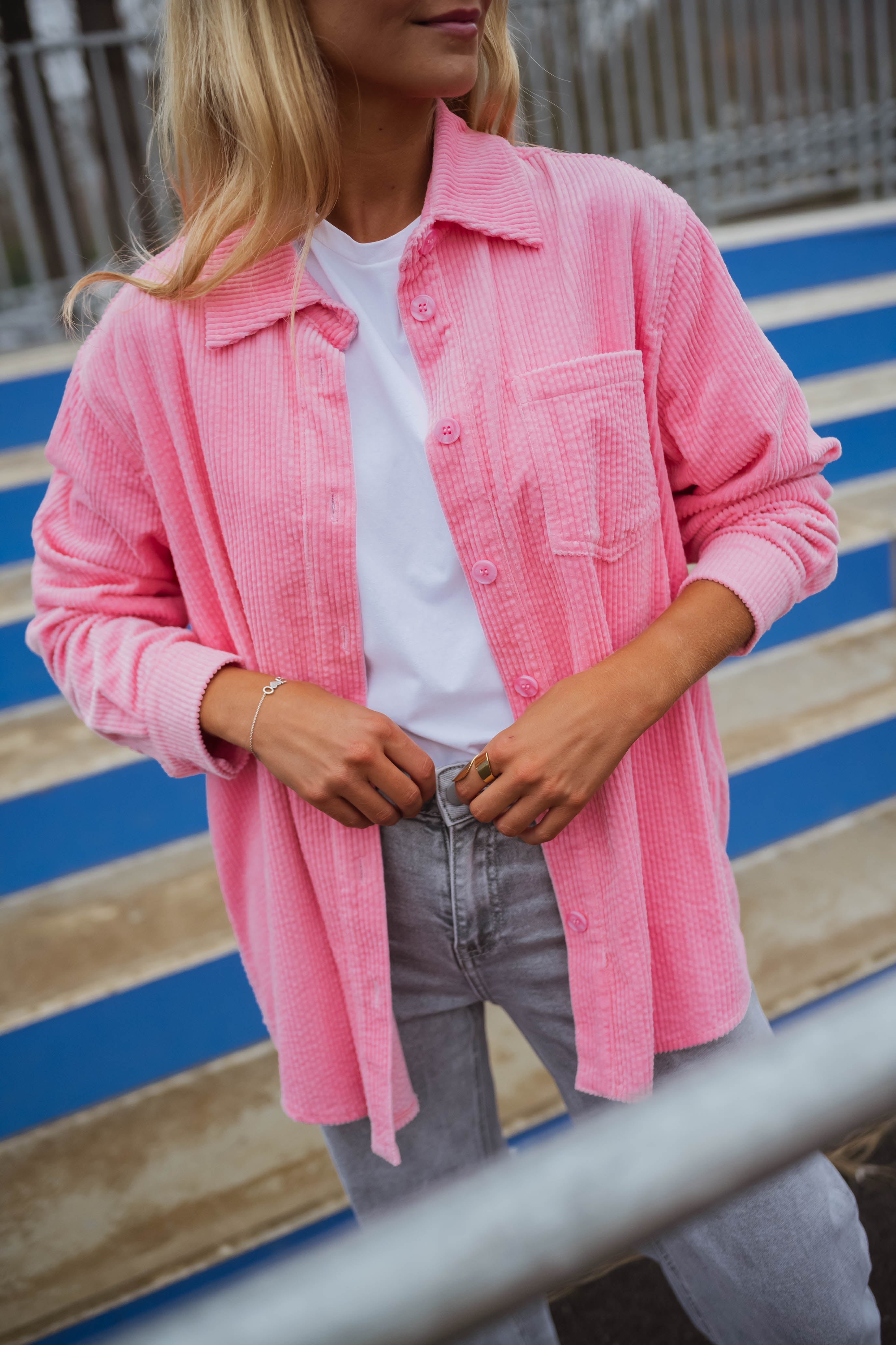 Surchemise rose Aurelie