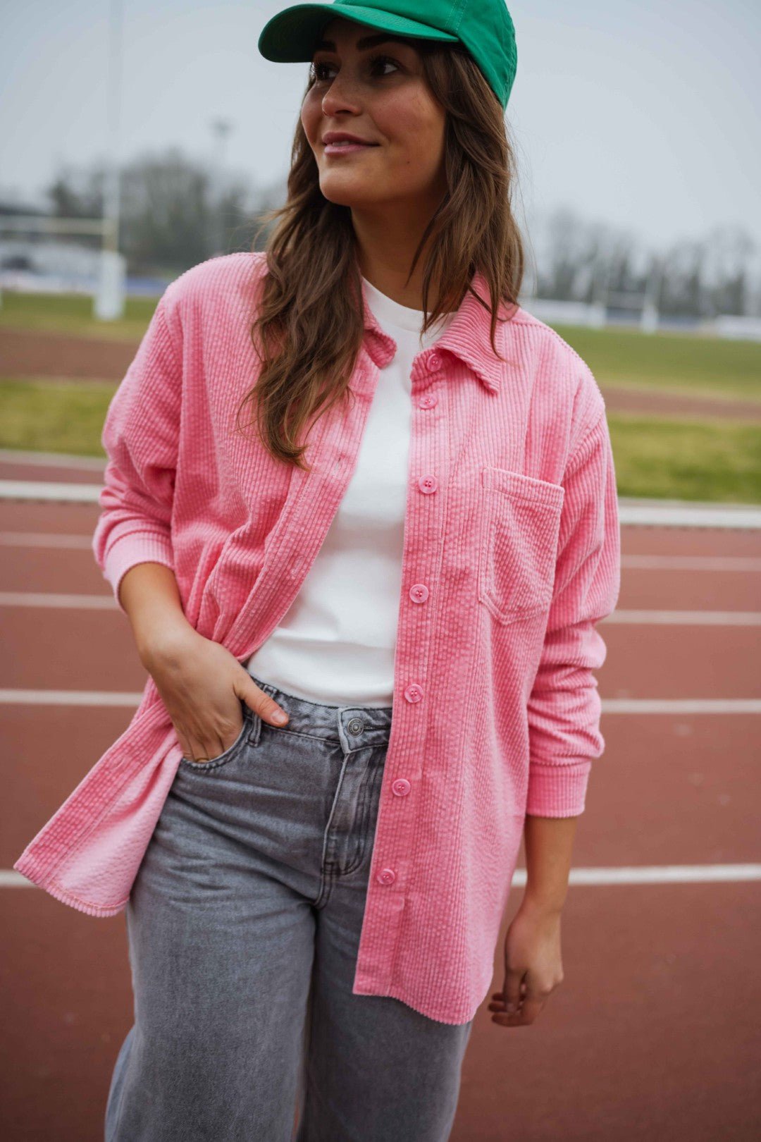 Surchemise rose Aurelie