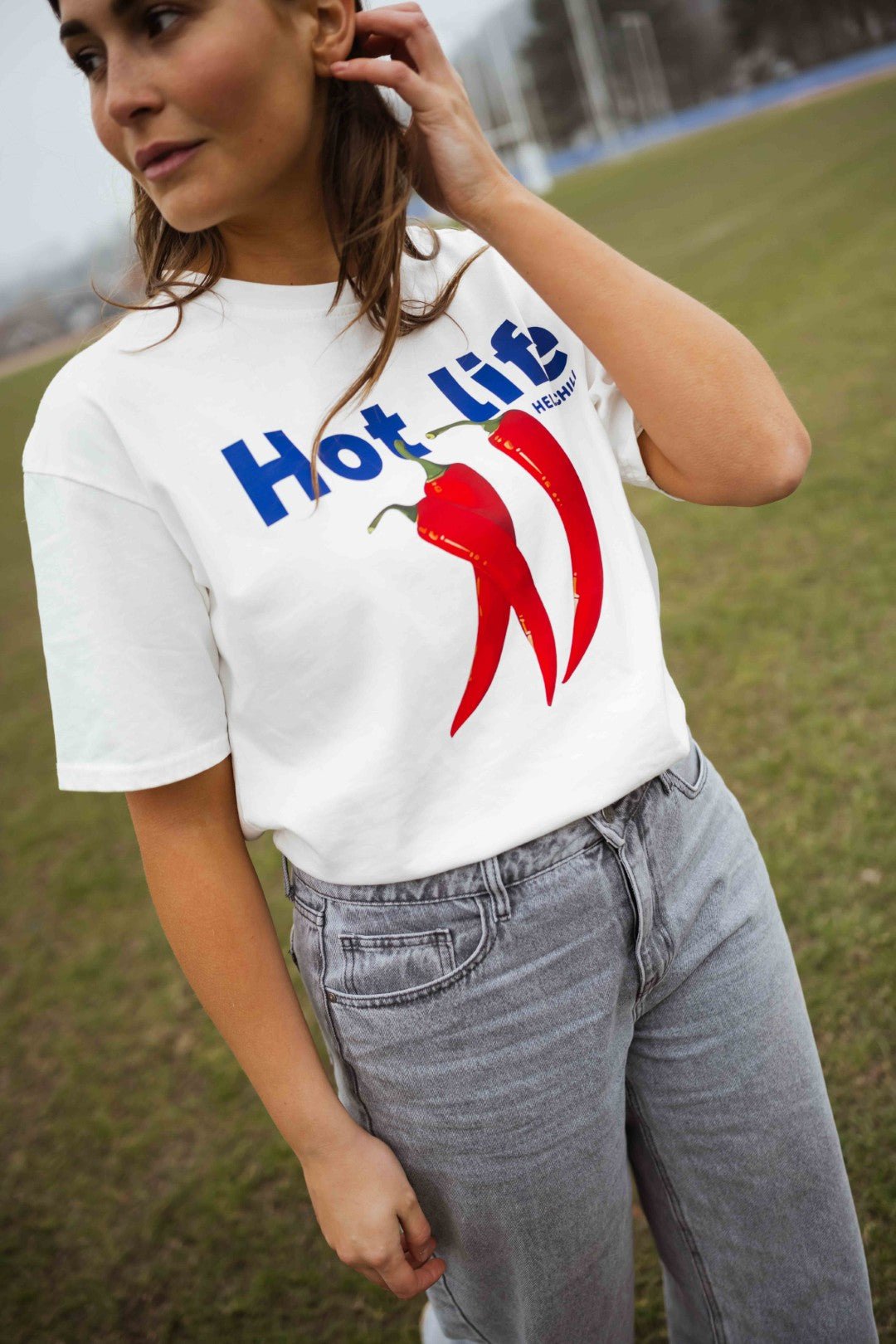 T-shirt piment blanc