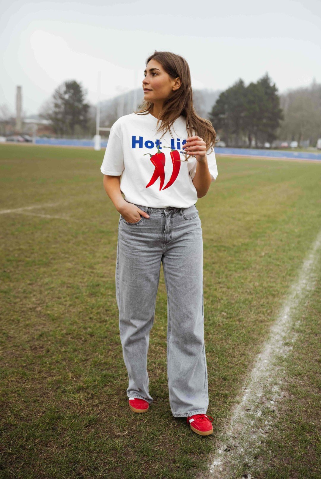 T-shirt piment blanc