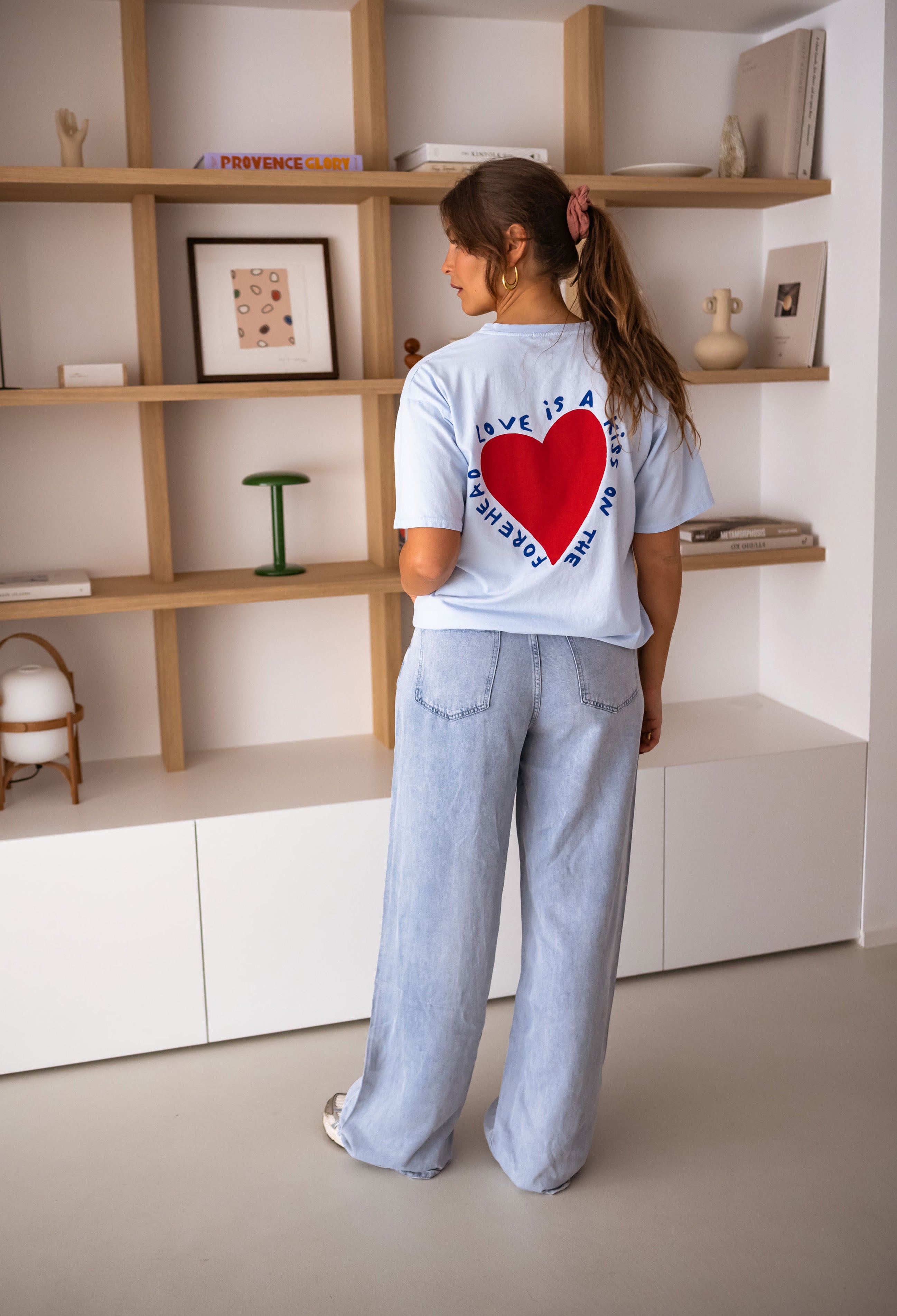 T-shirt Mona bleu ciel 