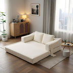 Canapé-lit convertible rembourré 70,87 $, fauteuil convertible, canapé de sol confortable pour salon, chambre, tissu chenille