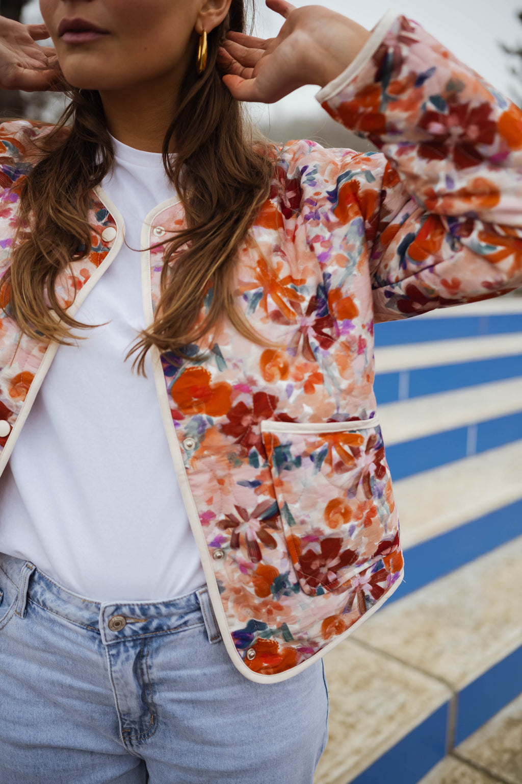 Veste Julie fleurie