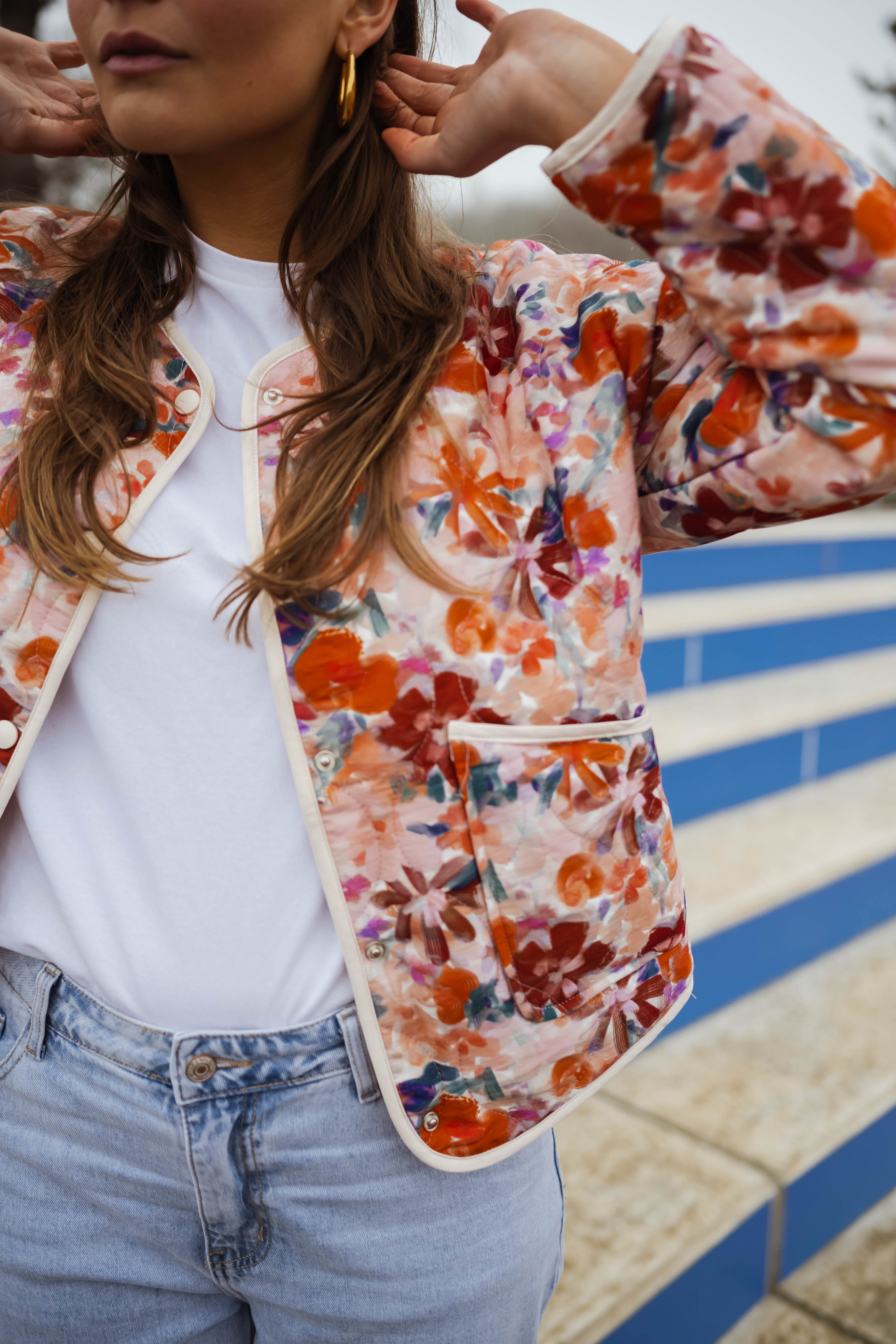 Veste Julie fleurie
