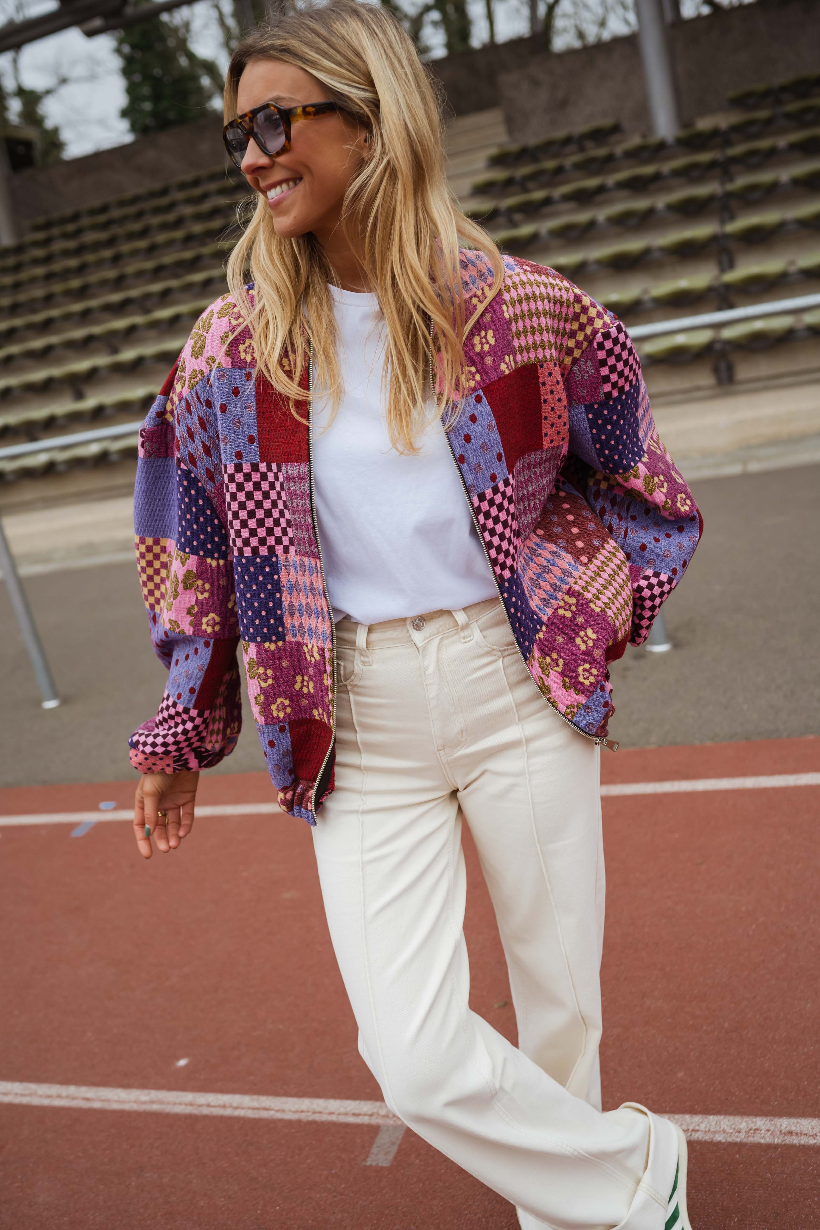Veste Kislon à motifs