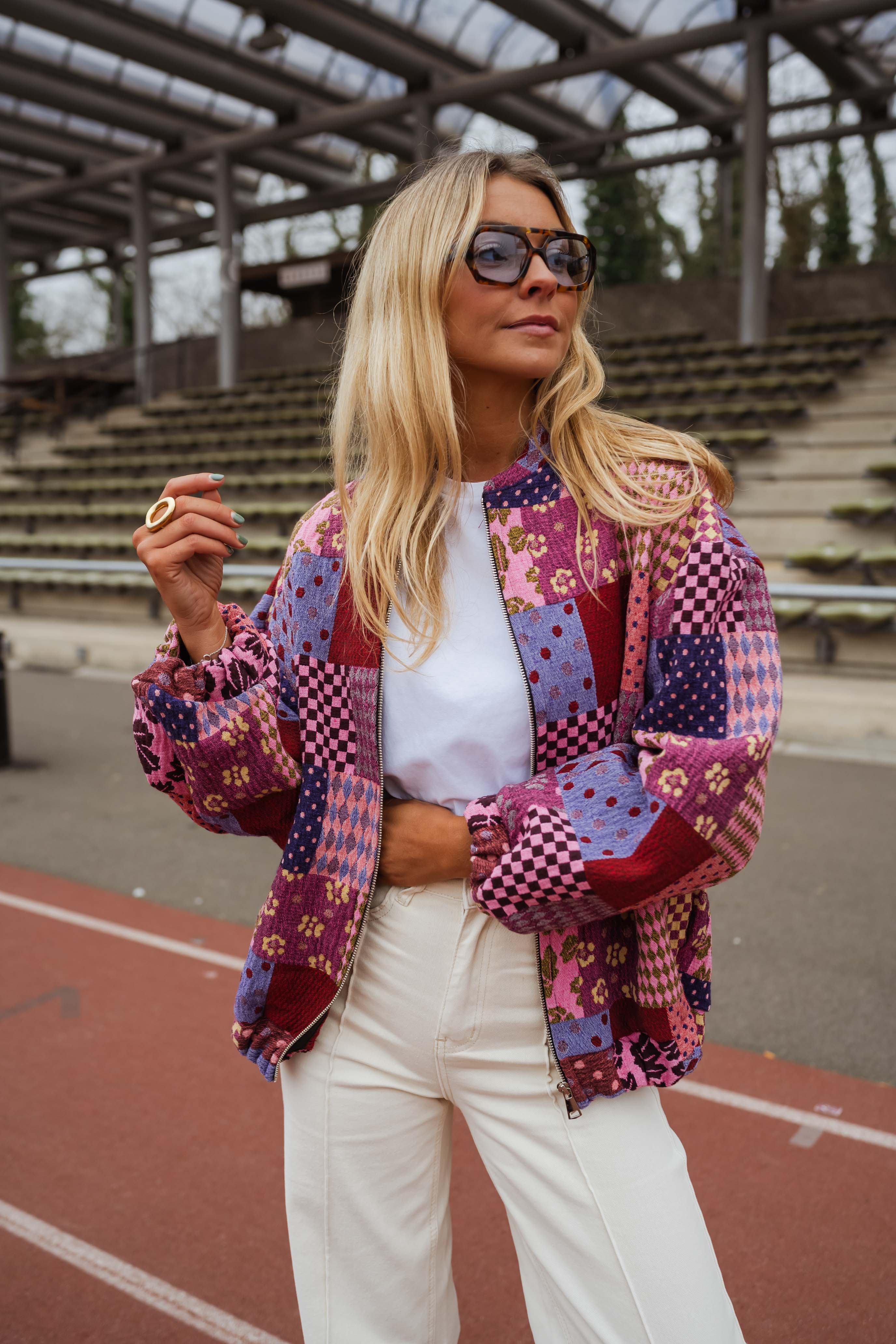 Veste Kislon à motifs