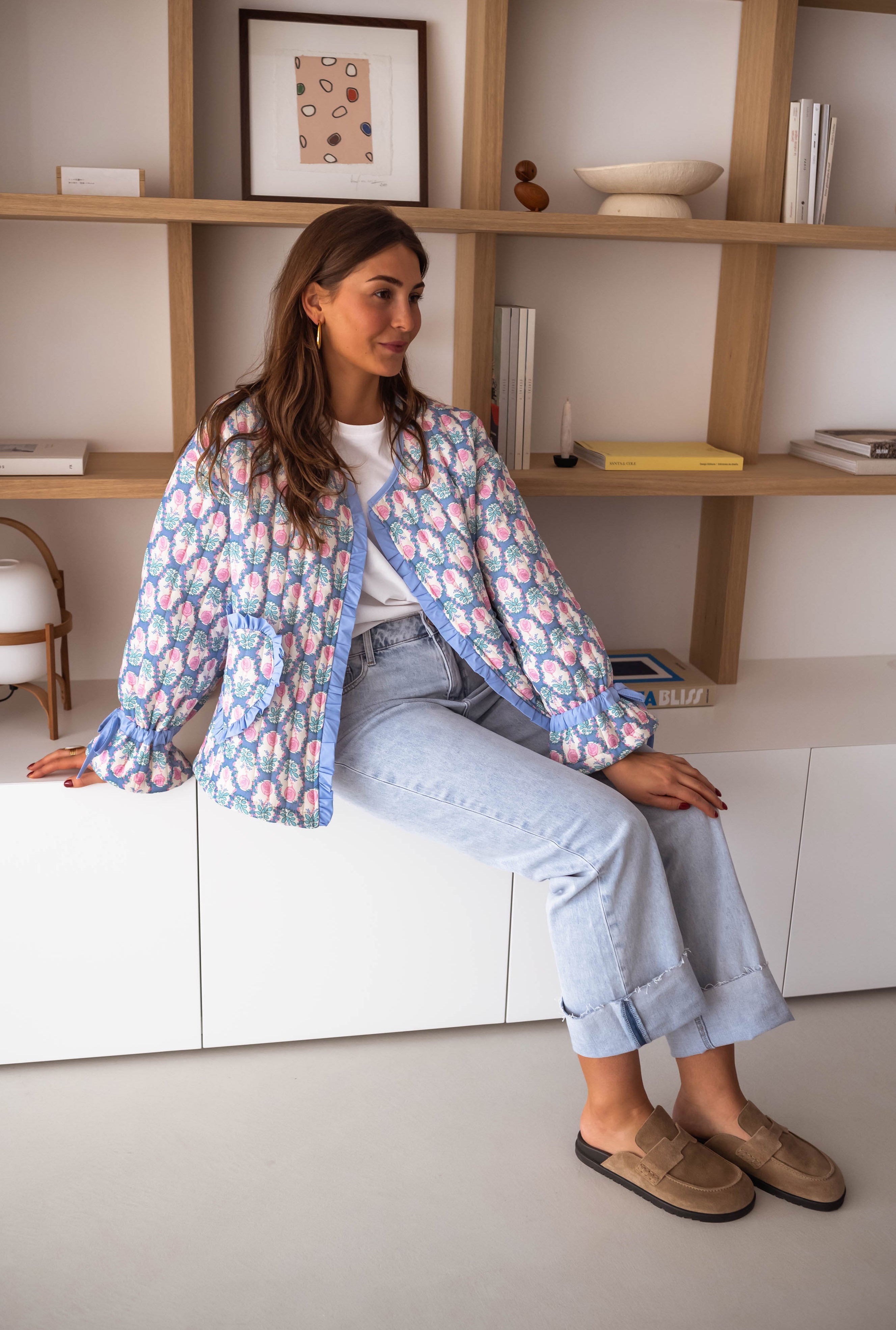 Veste Layna à fleurs