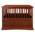 Table d'appoint en bois pour cage pour animaux de compagnie avec porte verrouillable