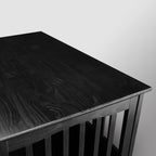 Table d'appoint en bois pour cage pour animaux de compagnie avec porte verrouillable