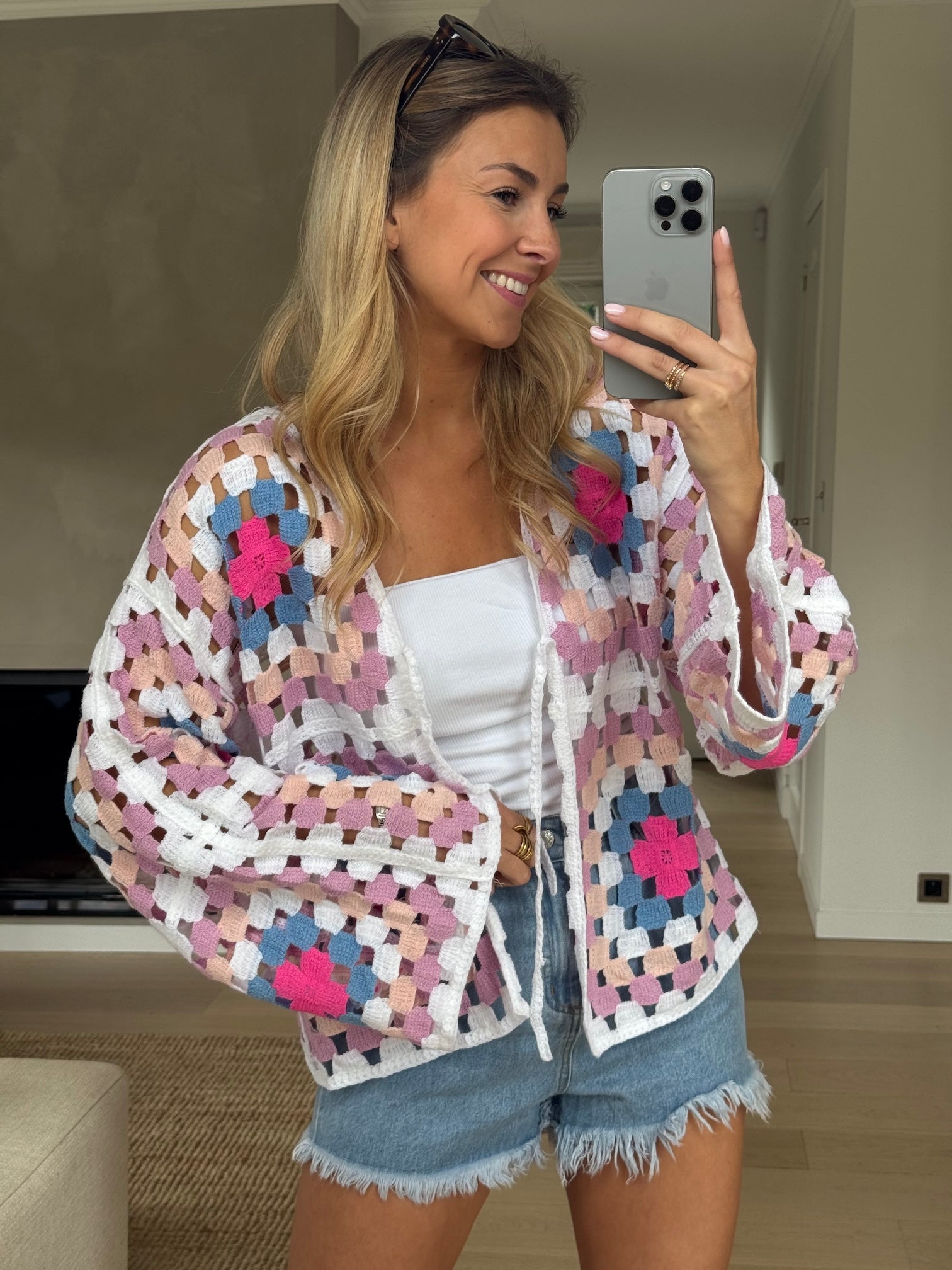Cardigan au crochet Alana