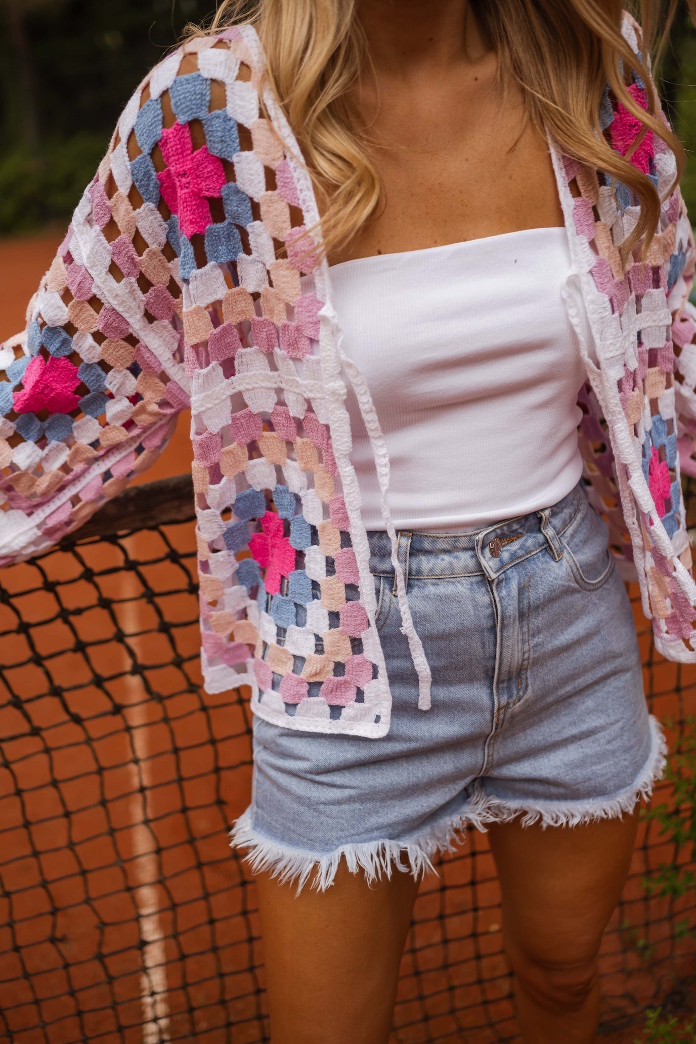 Cardigan au crochet Alana