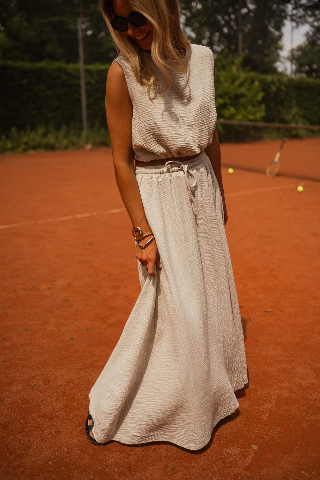 Jupe Alyssa beige