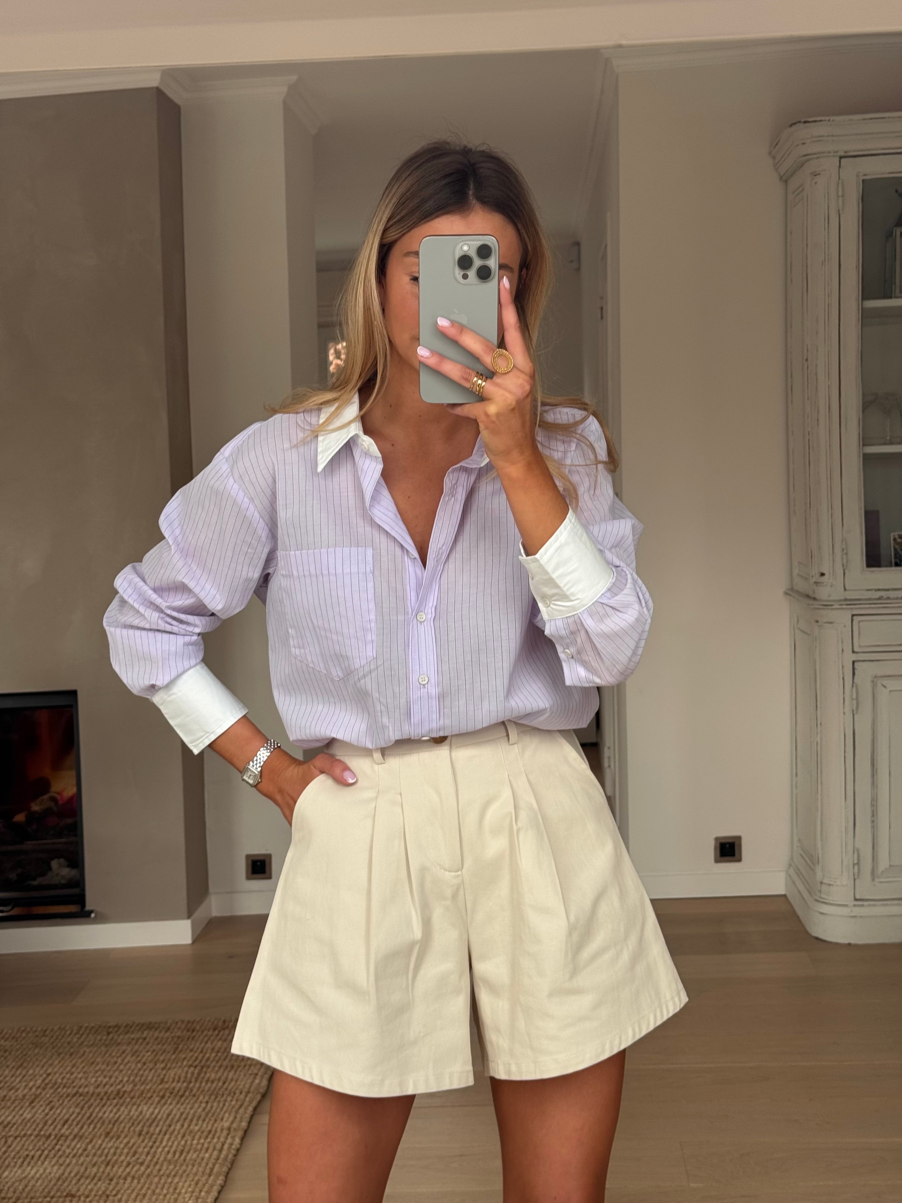 Short Faustine beige