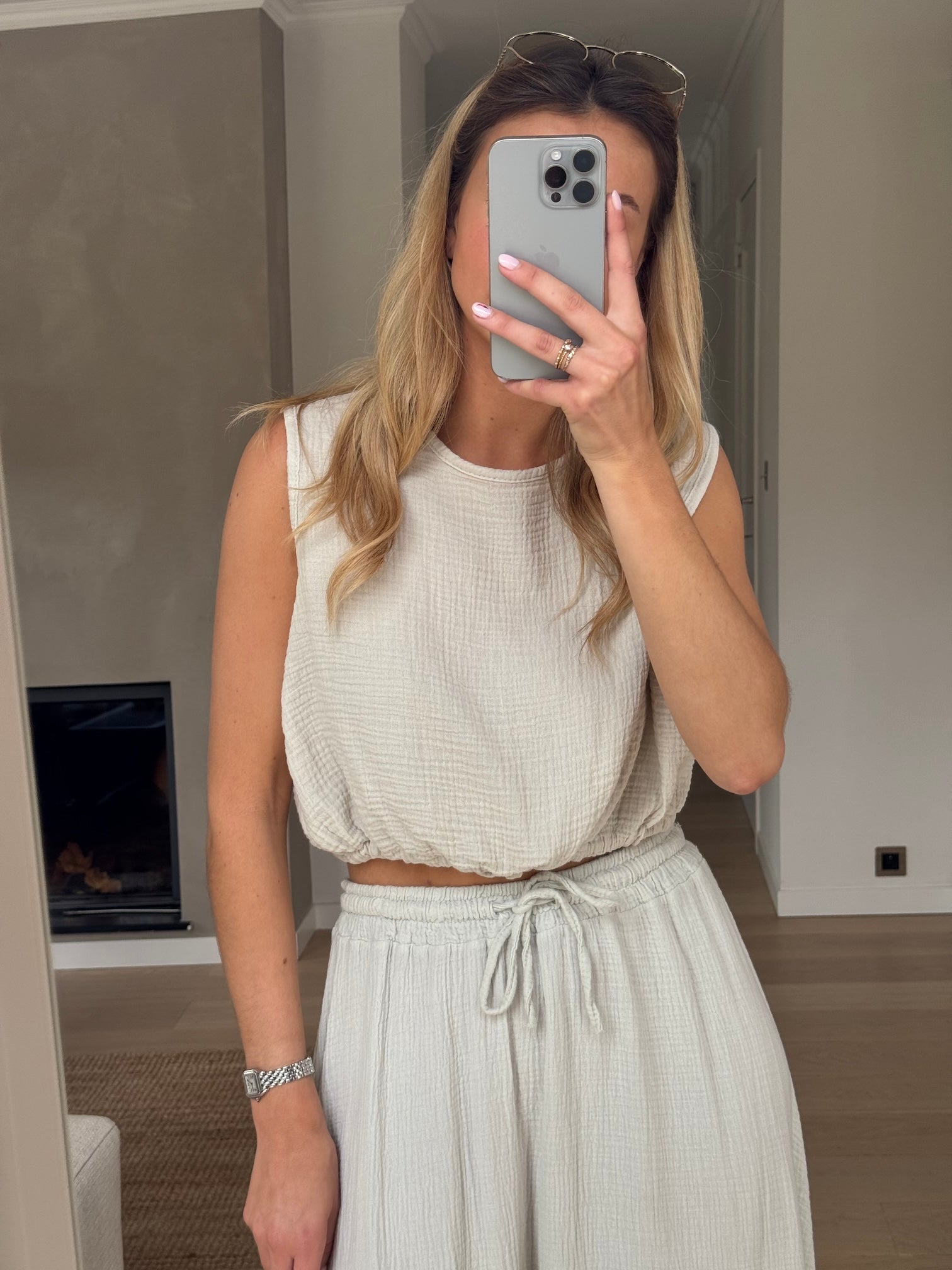 Haut Salma beige