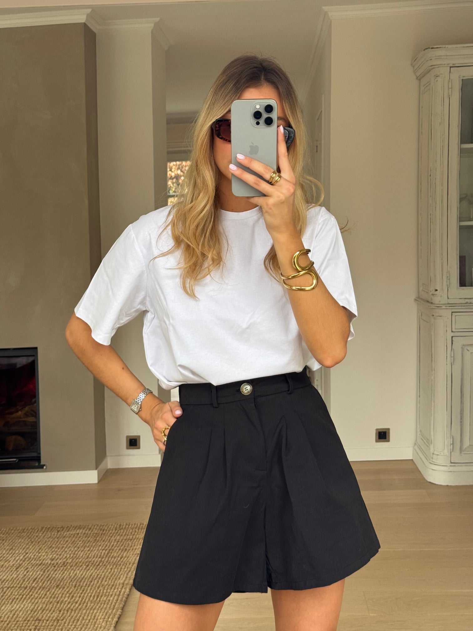 Short Faustine noir